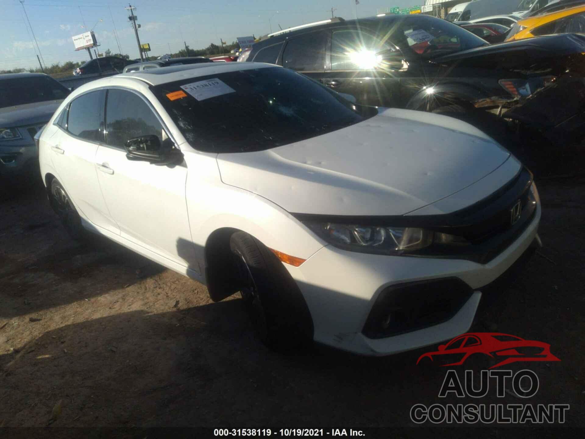 HONDA CIVIC HATCHBACK 2017 - SHHFK7H72HU203613
