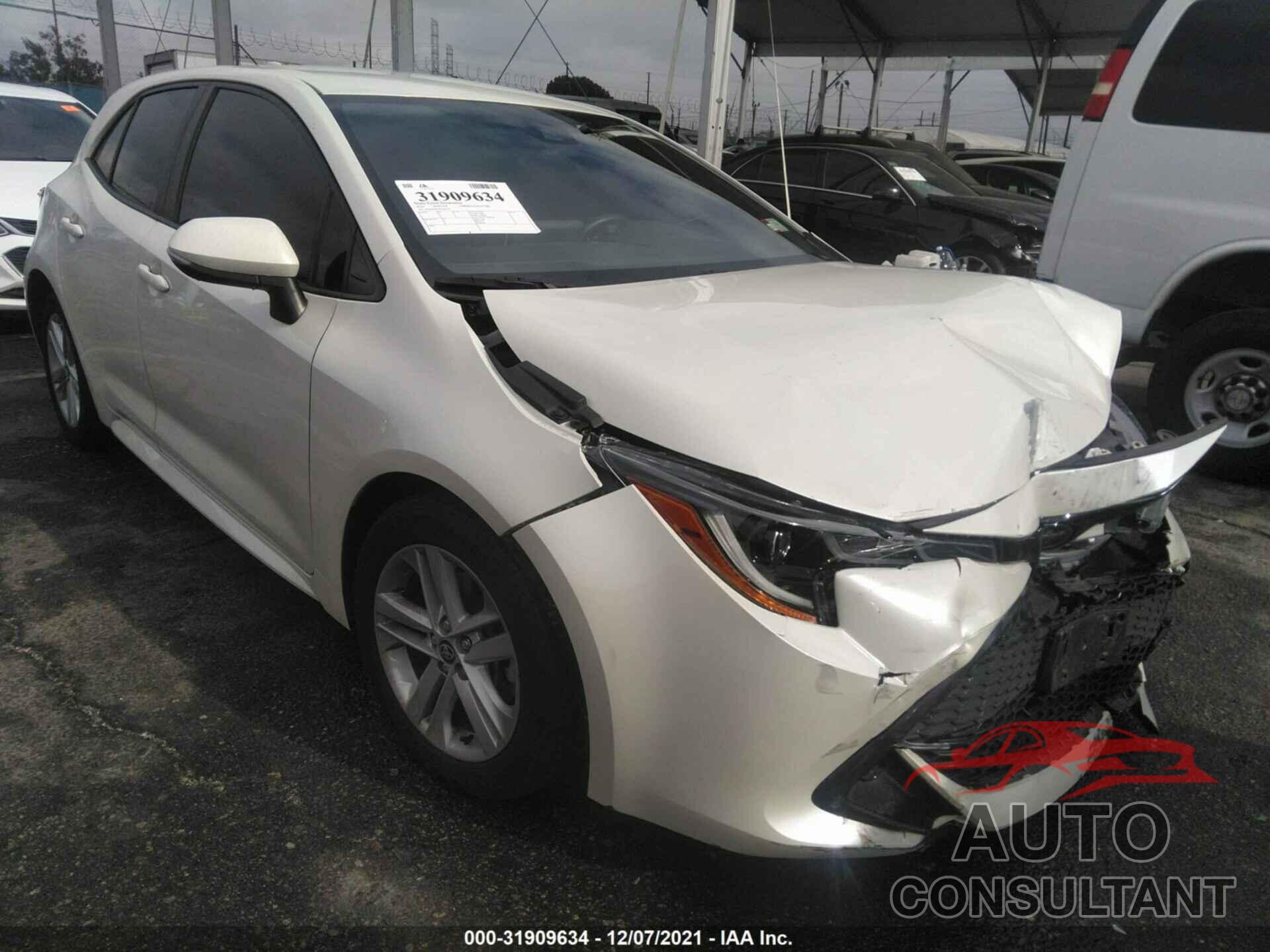 TOYOTA COROLLA HATCHBACK 2019 - JTNK4RBE7K3046576