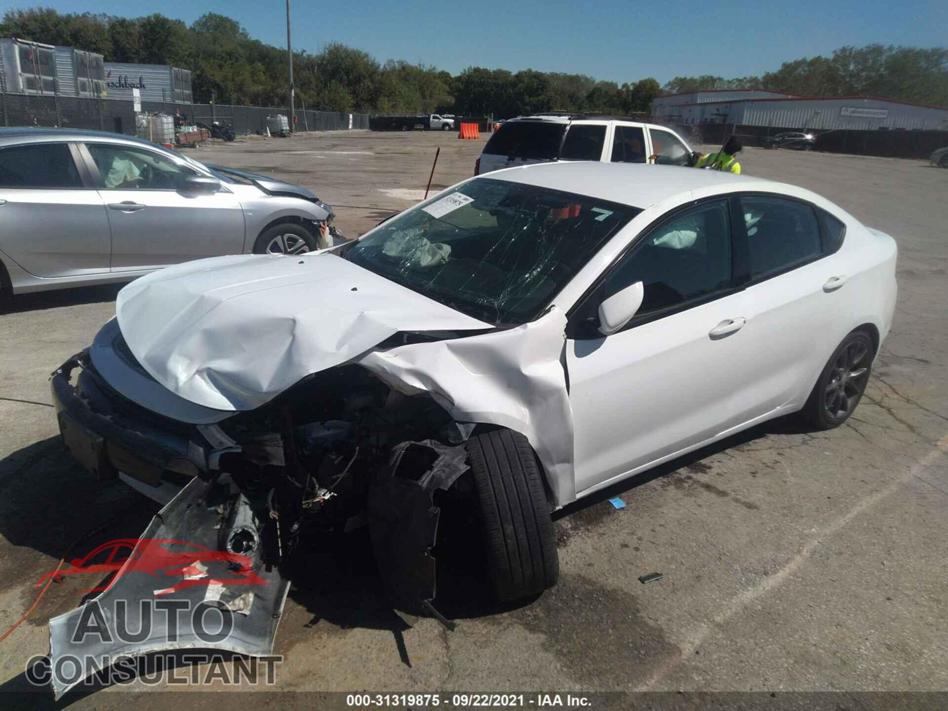 DODGE DART 2016 - 1C3CDFFA9GD821464