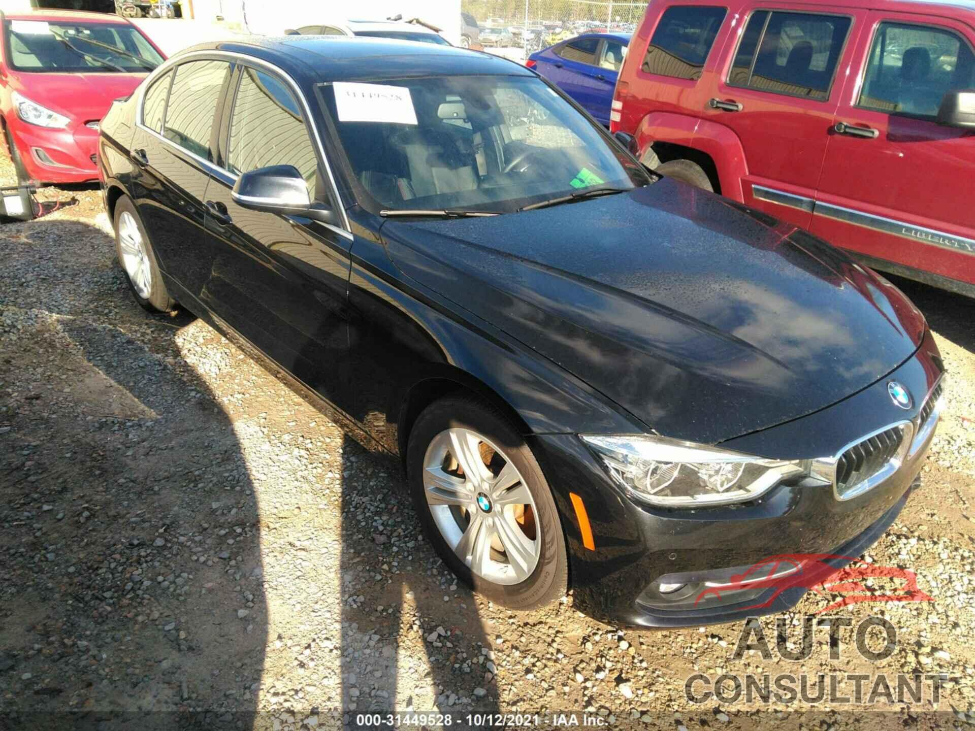 BMW 3 SERIES 2017 - WBA8B9G34HNU55074
