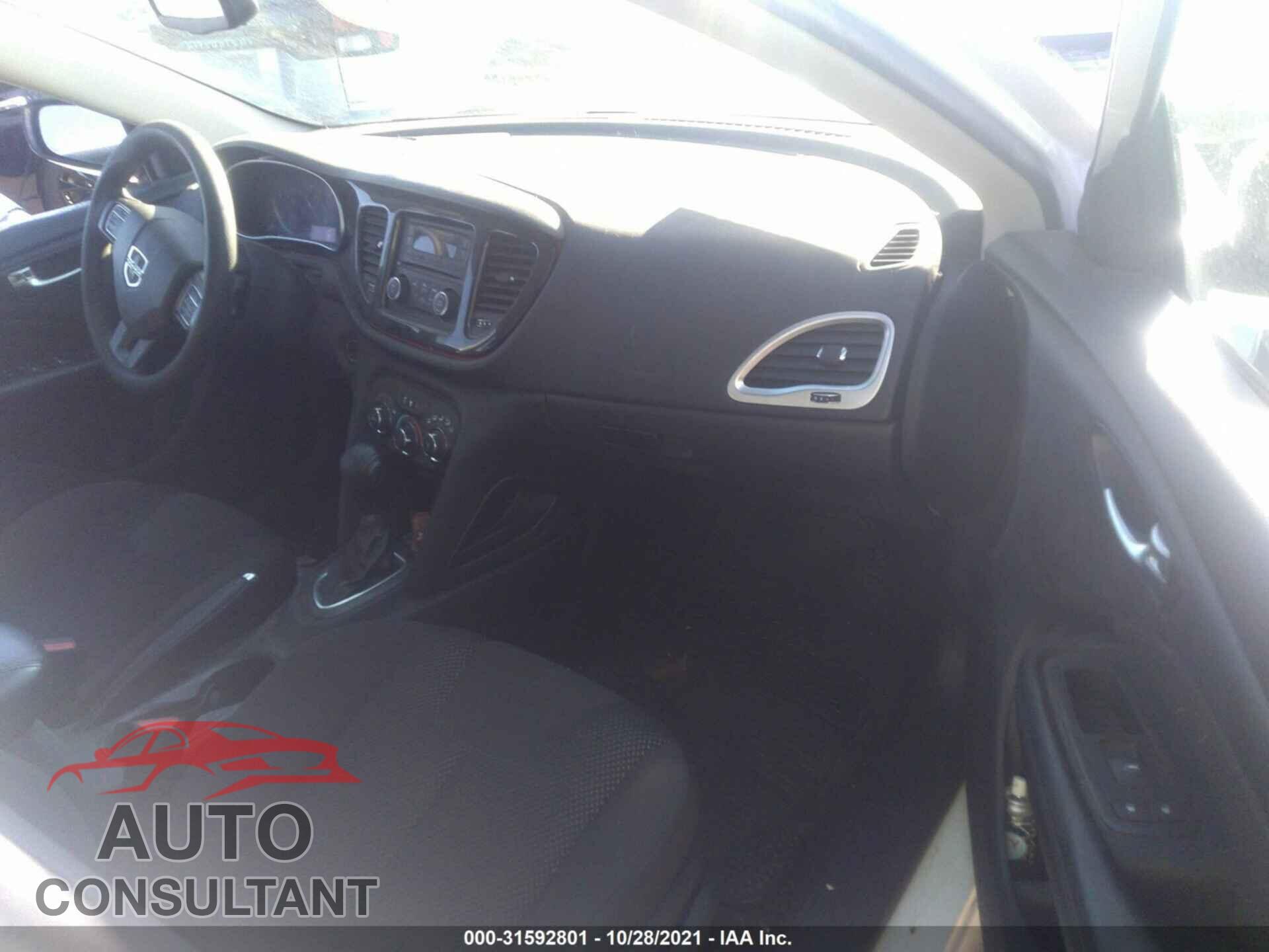 DODGE DART 2016 - 1C3CDFAA2GD752642