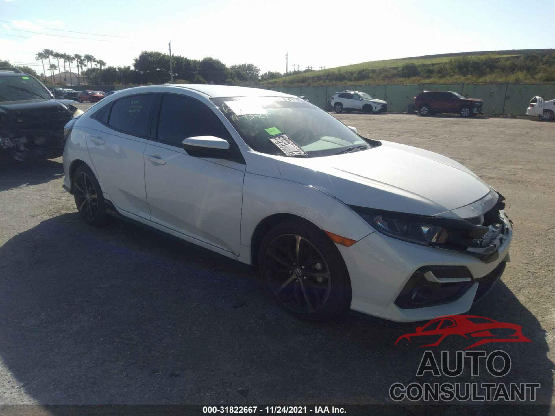 HONDA CIVIC HATCHBACK 2021 - SHHFK7H44MU216606