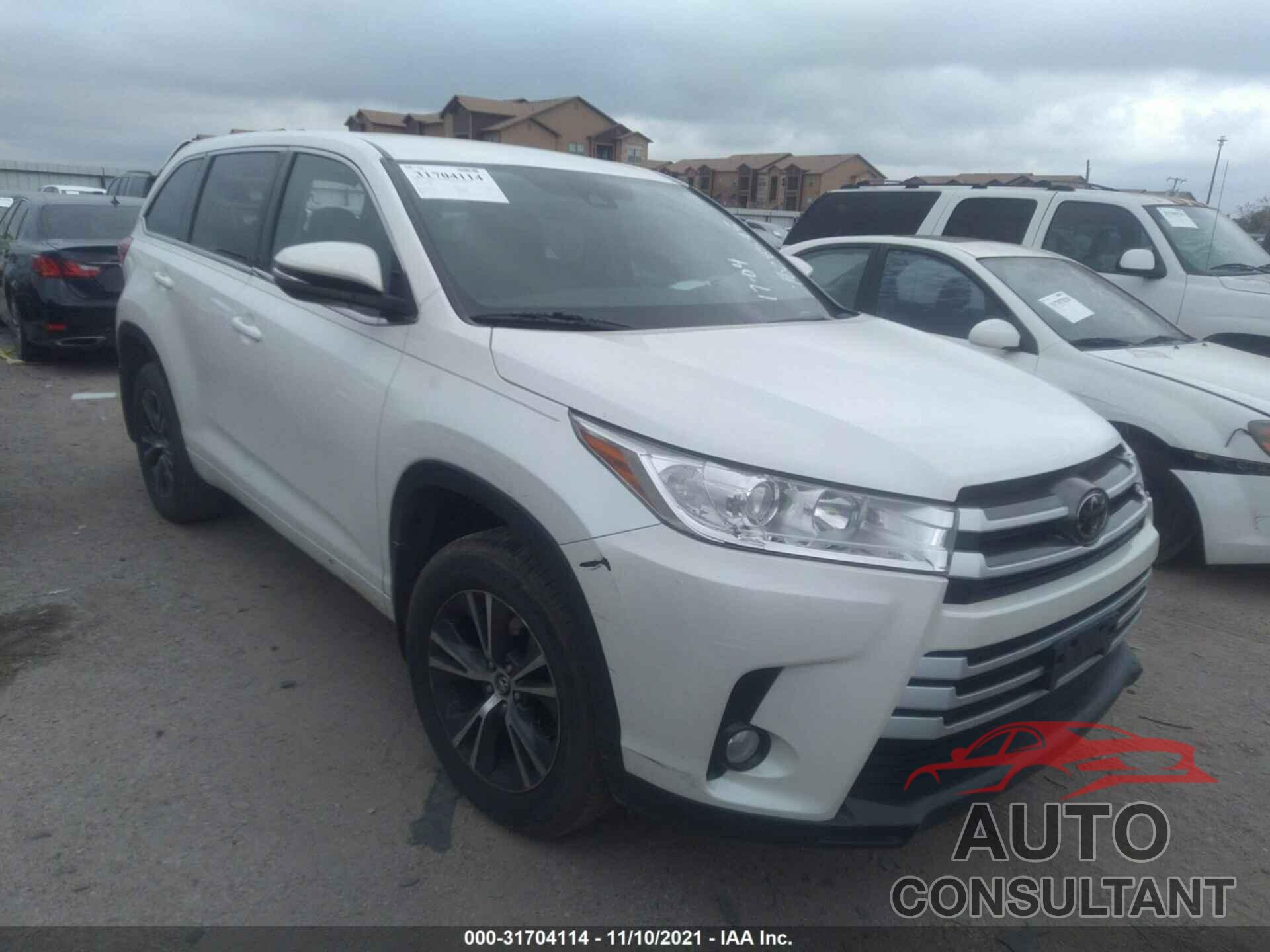 TOYOTA HIGHLANDER 2017 - 5TDZZRFH8HS217464