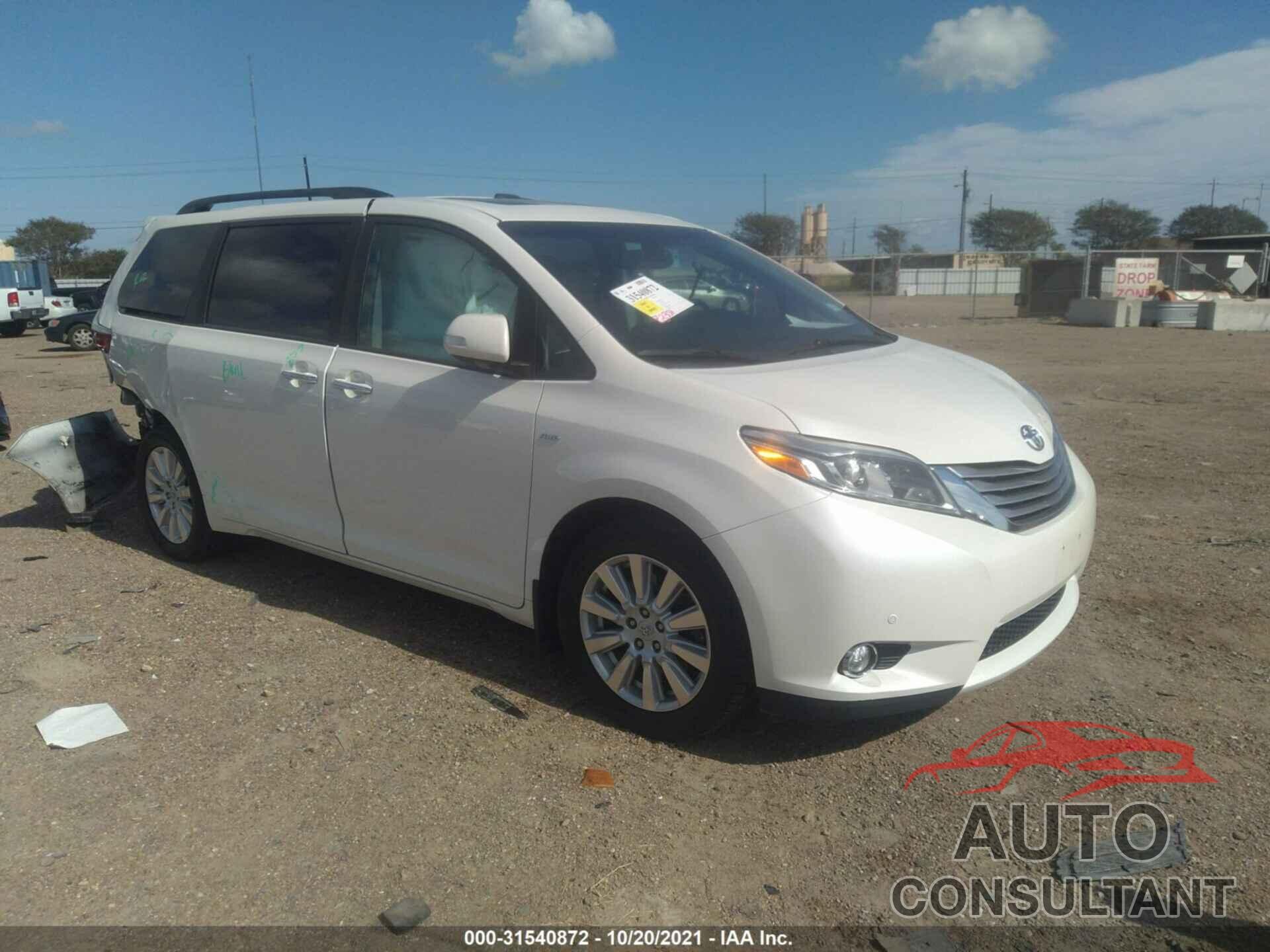 TOYOTA SIENNA 2017 - 5TDDZ3DC5HS176936