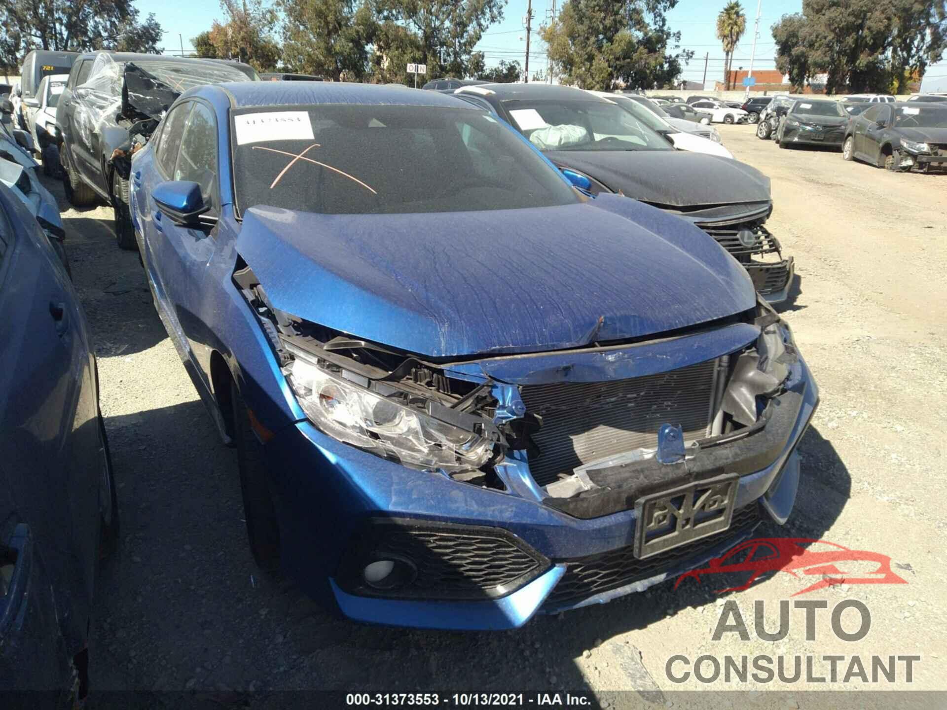 HONDA CIVIC HATCHBACK 2019 - SHHFK7H49KU407306