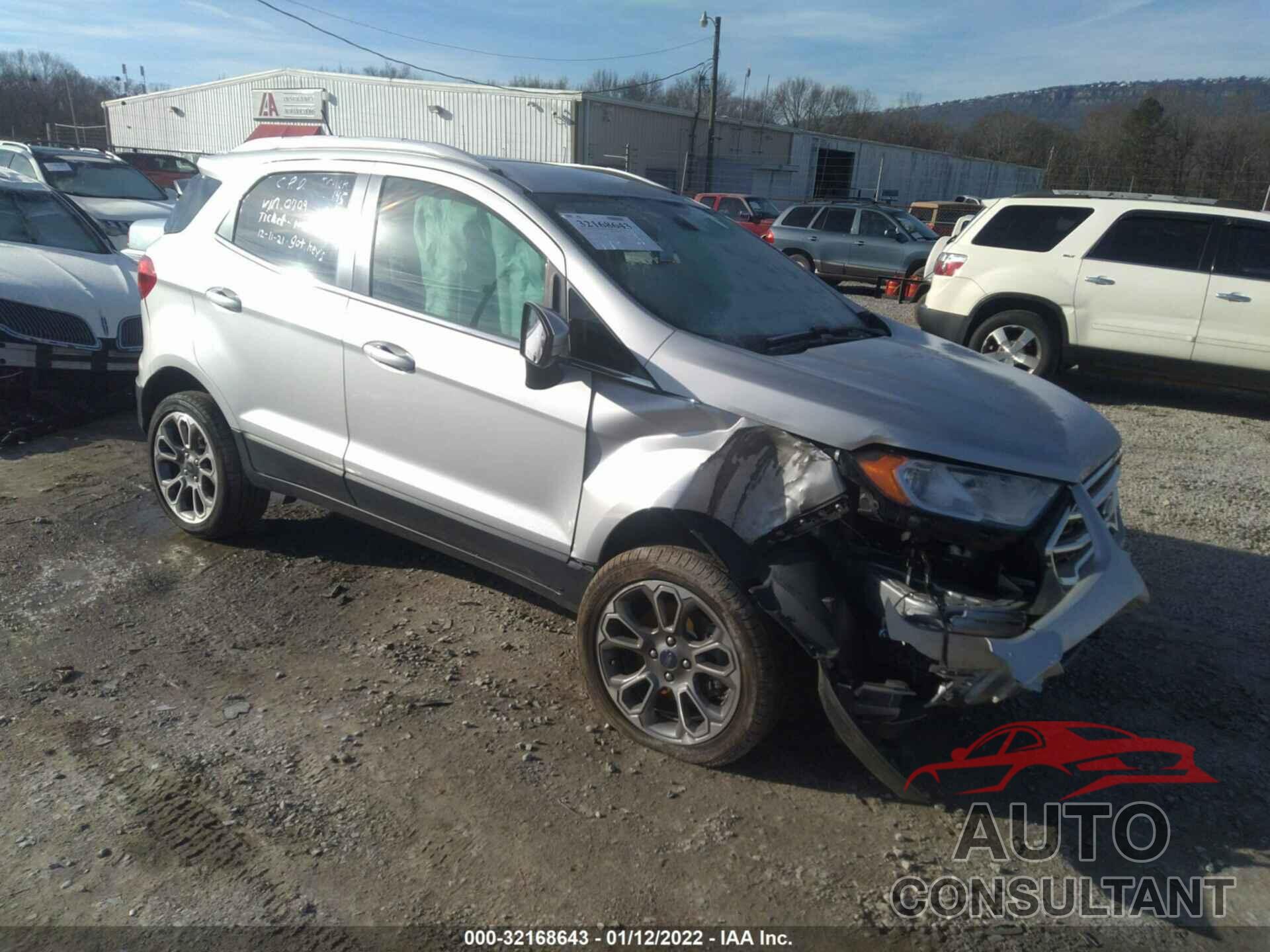 FORD ECOSPORT 2018 - MAJ6P1WL1JC240709