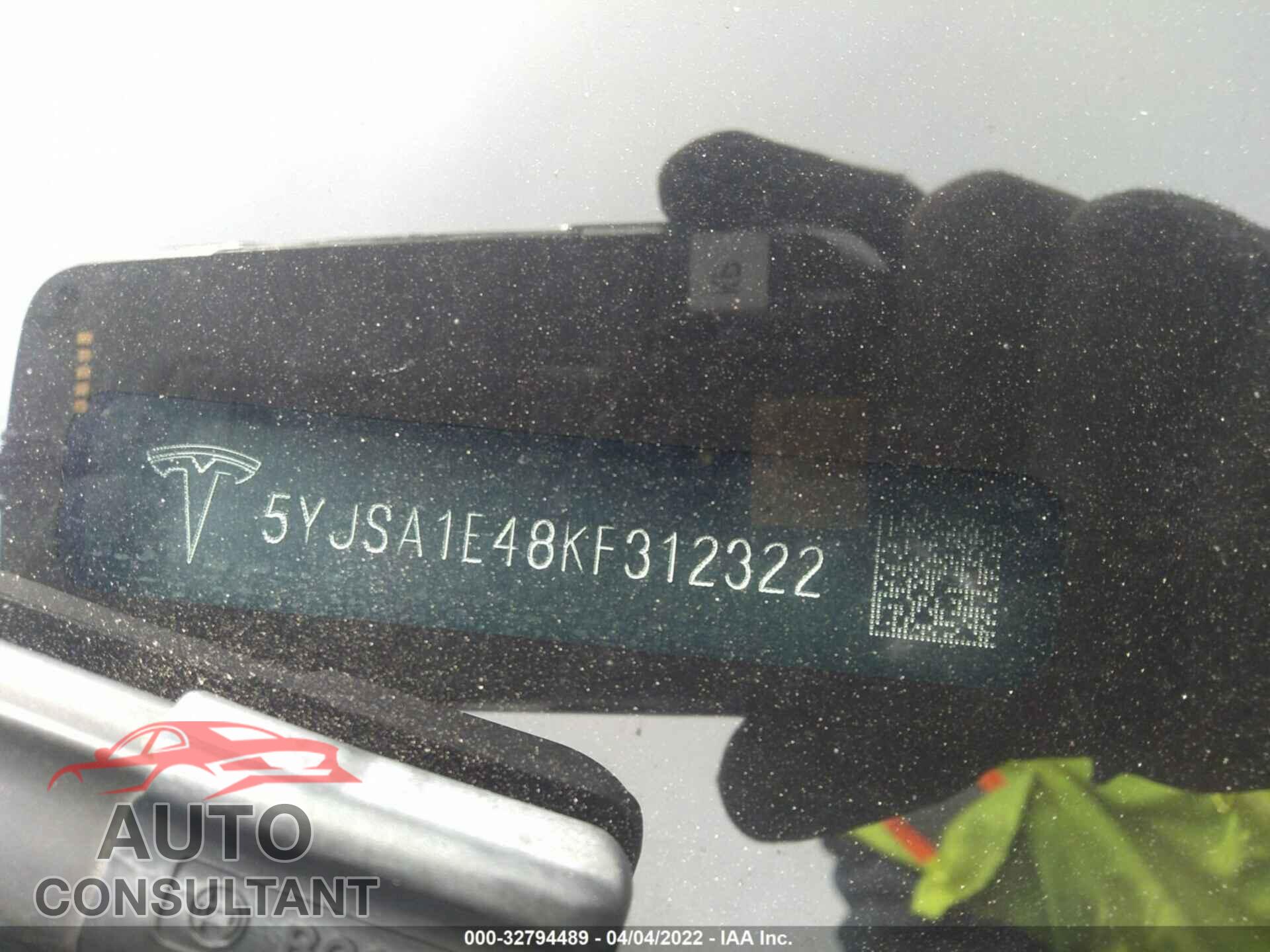 TESLA MODEL S 2019 - 5YJSA1E48KF312322