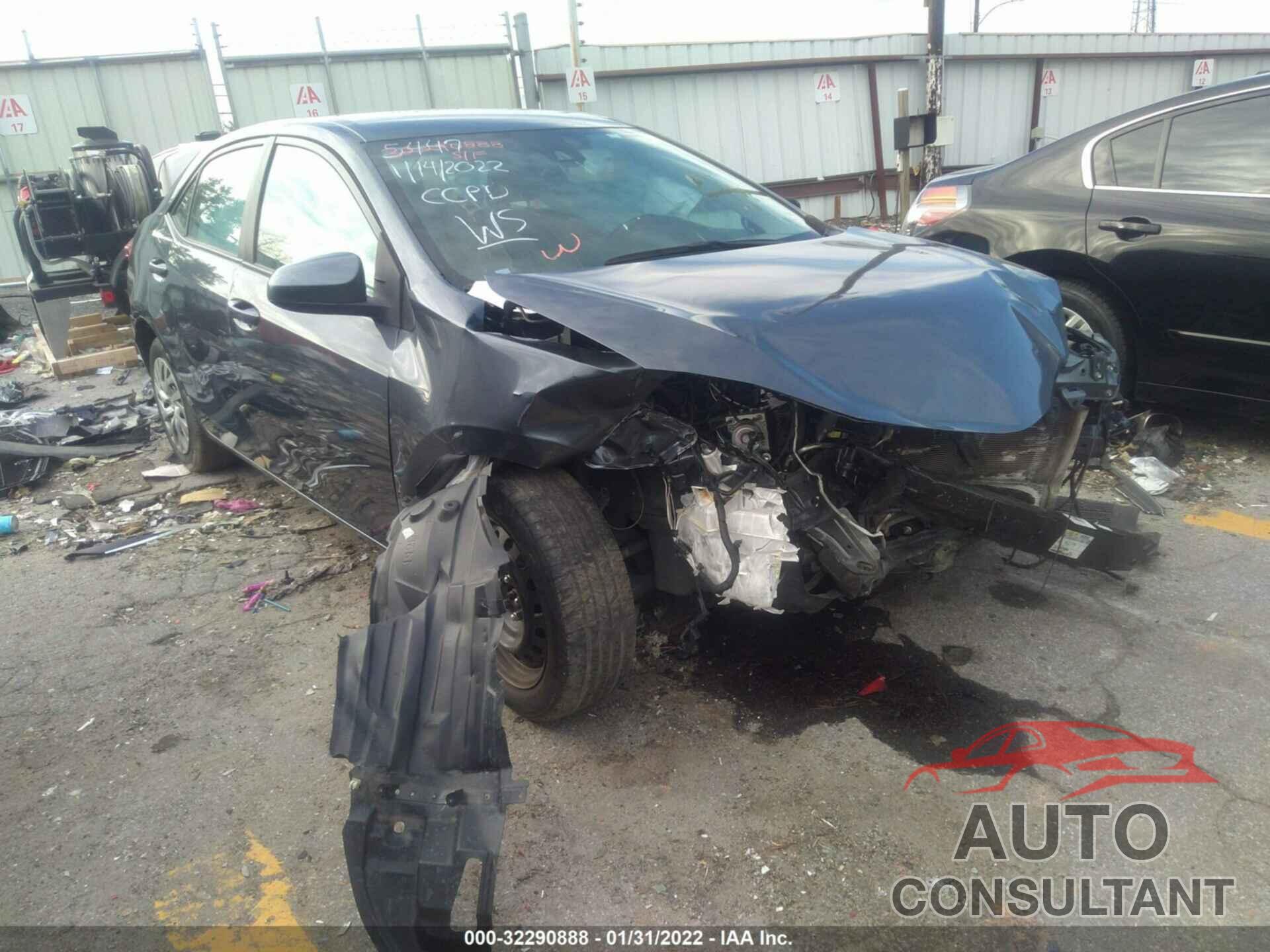 TOYOTA COROLLA 2018 - 2T1BURHE7JC075447