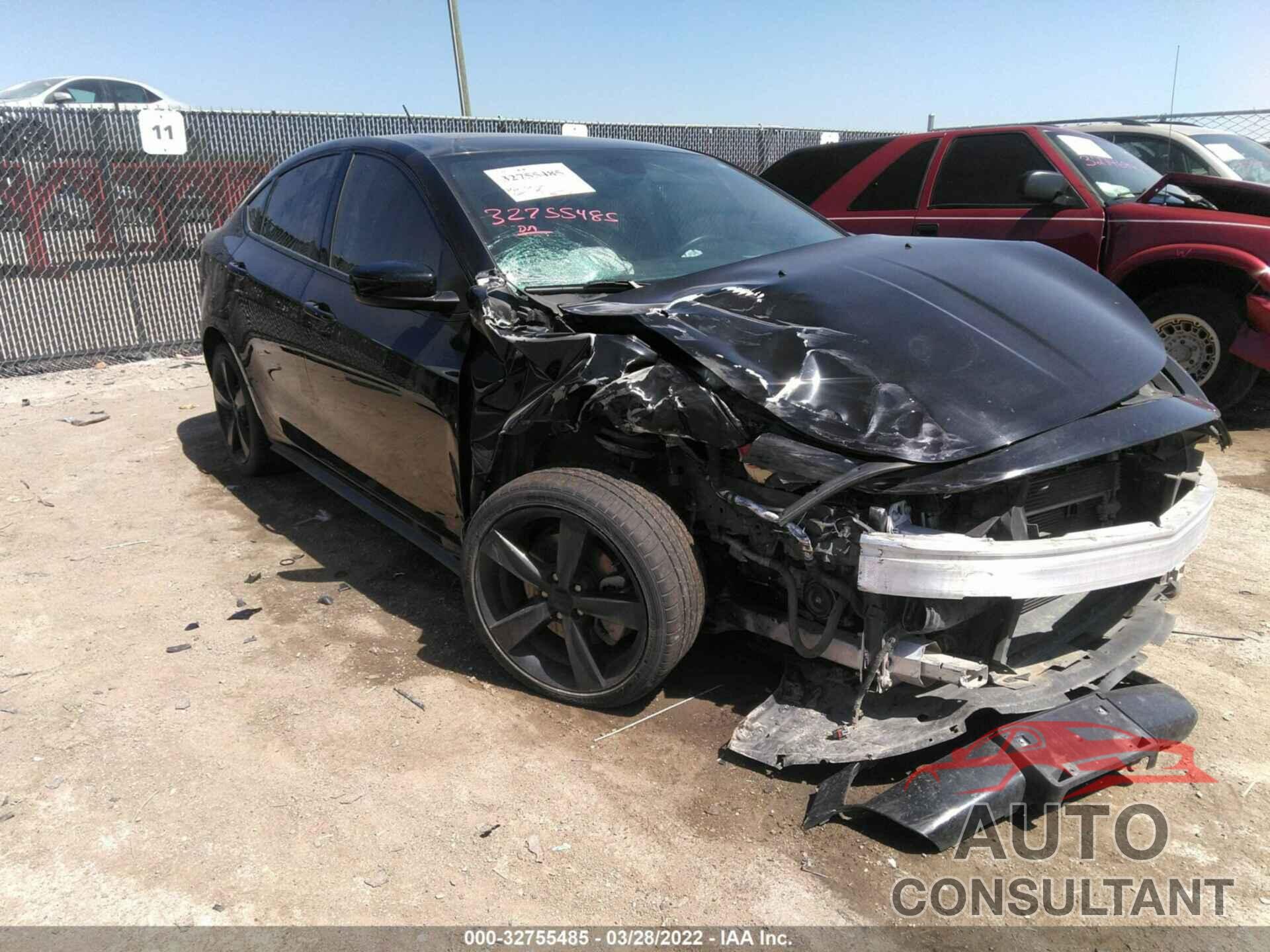 DODGE DART 2016 - 1C3CDFBBXGD503934