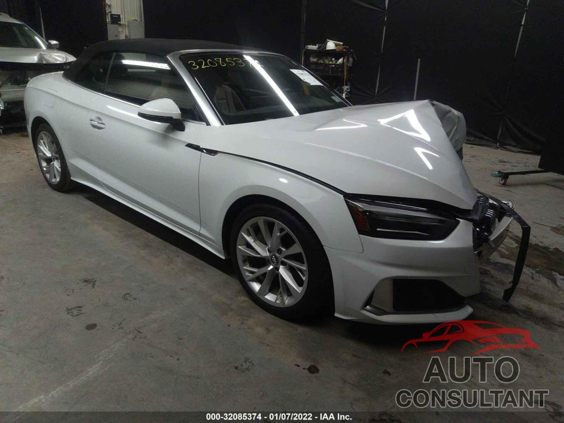 AUDI A5 CABRIOLET 2020 - WAU2NGF58LN004288