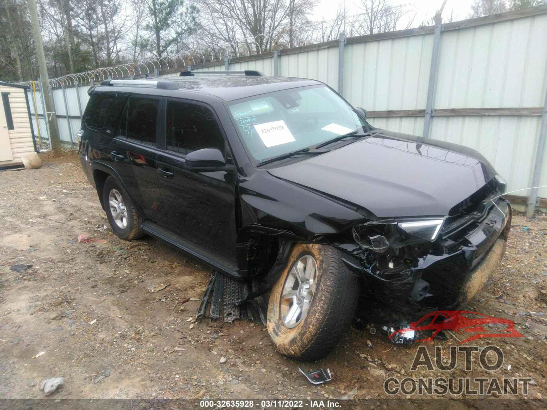 TOYOTA 4RUNNER 2021 - JTEMU5JR7M5862636