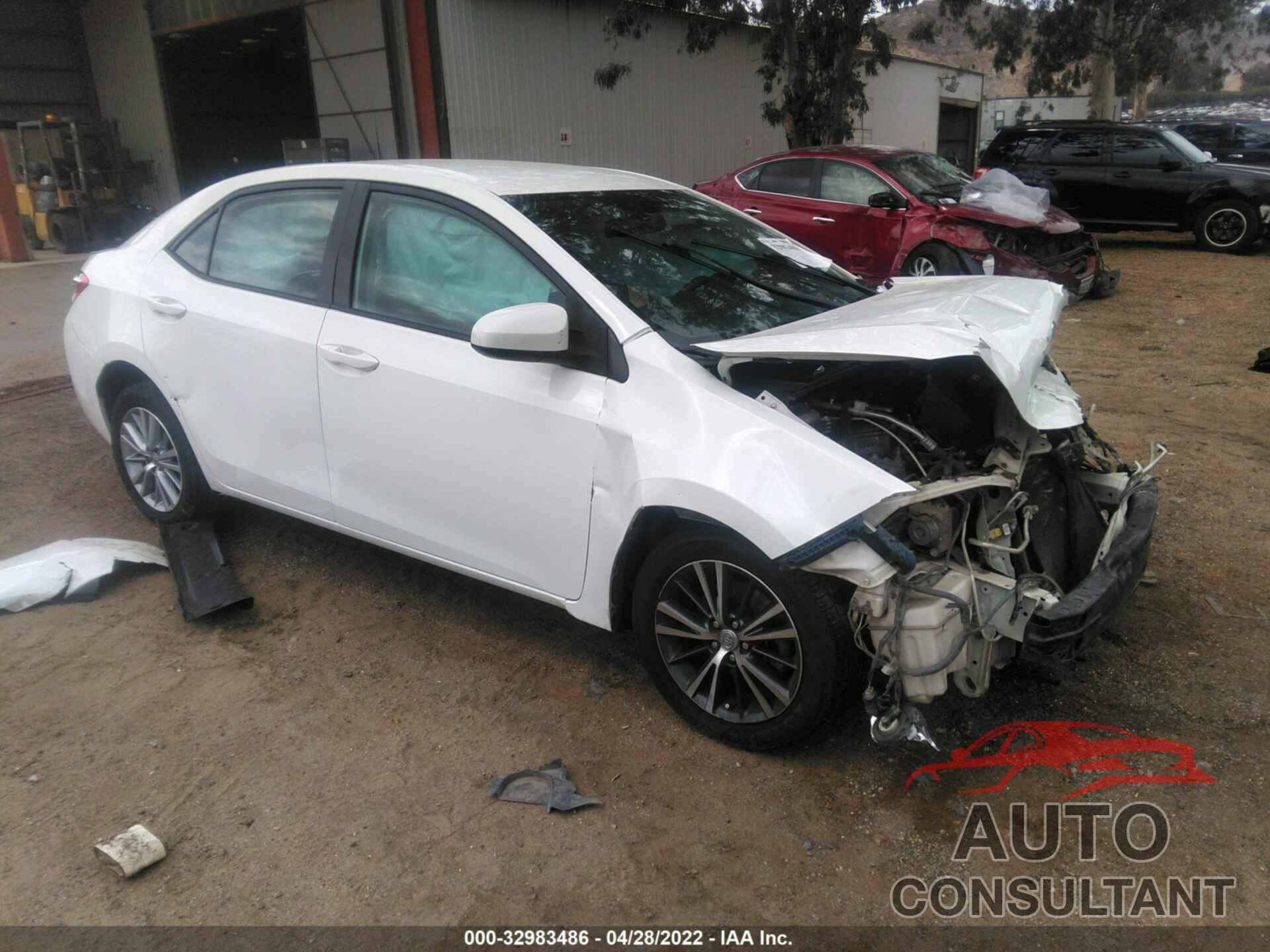 TOYOTA COROLLA 2016 - 5YFBURHE8GP527348