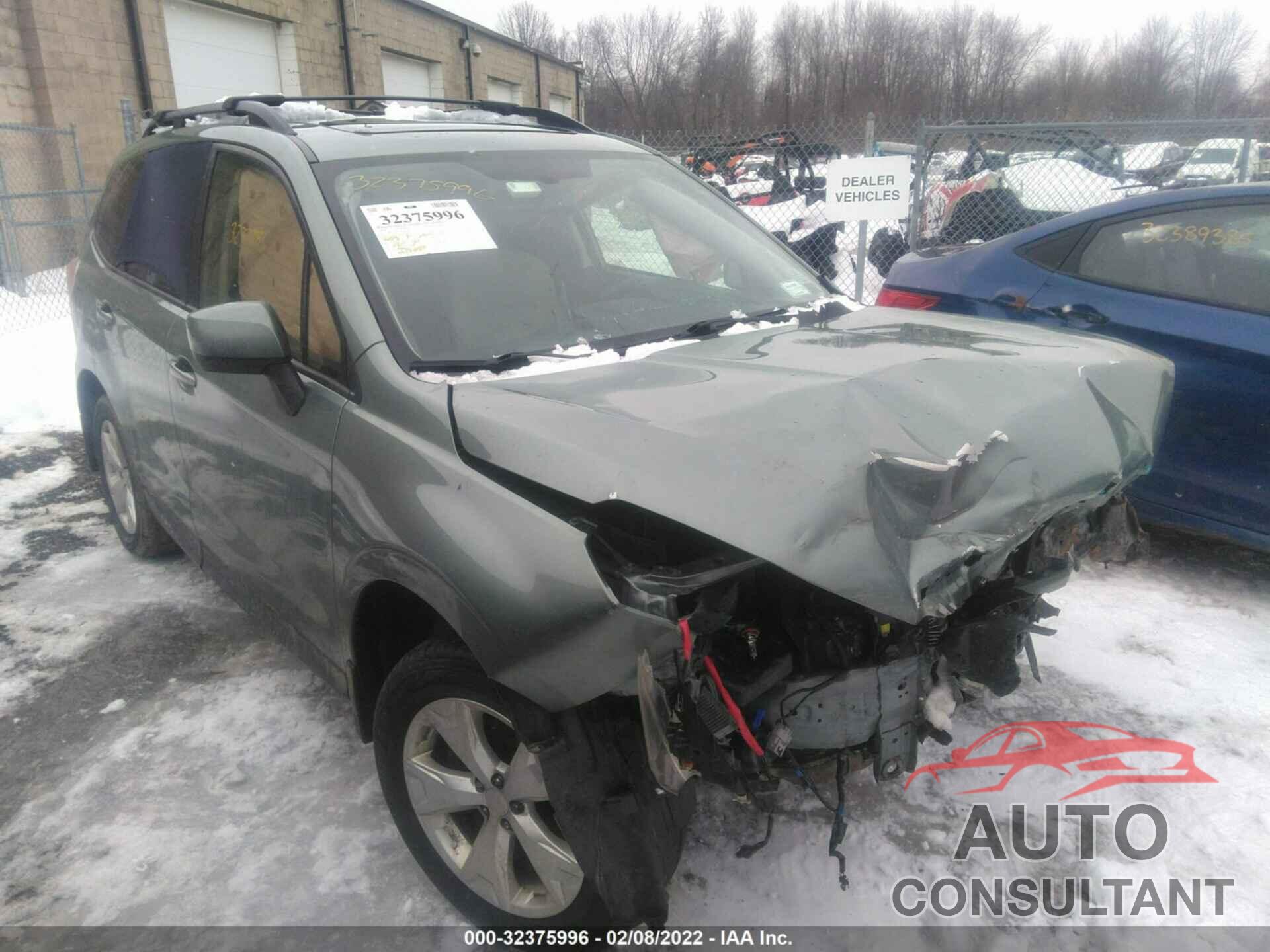 SUBARU FORESTER 2016 - JF2SJADC1GH549218