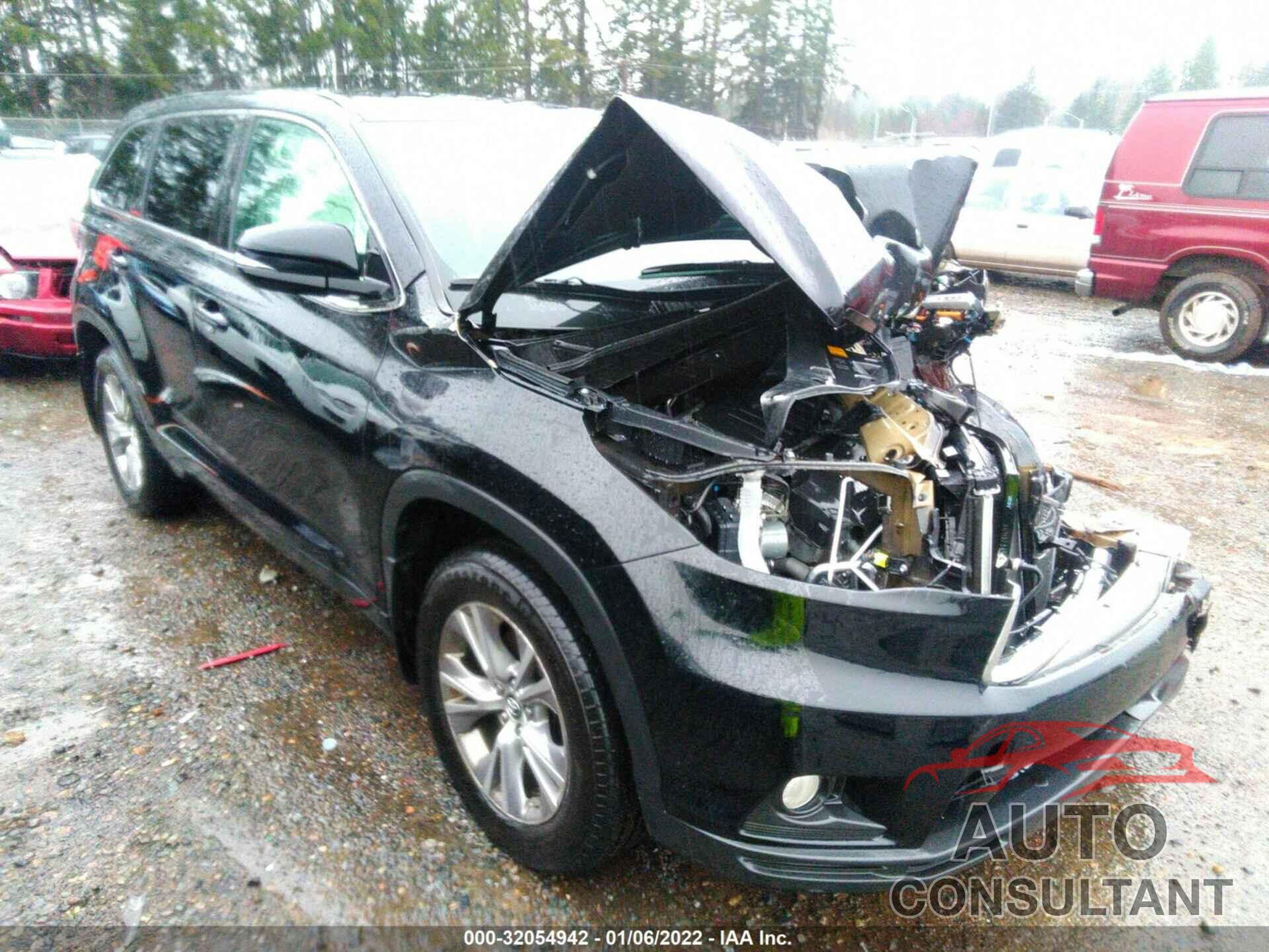 TOYOTA HIGHLANDER 2016 - 5TDBKRFH2GS317984