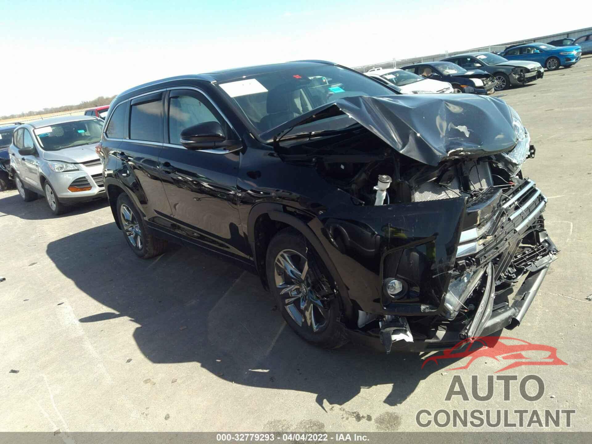 TOYOTA HIGHLANDER 2019 - 5TDDZRFHXKS952450