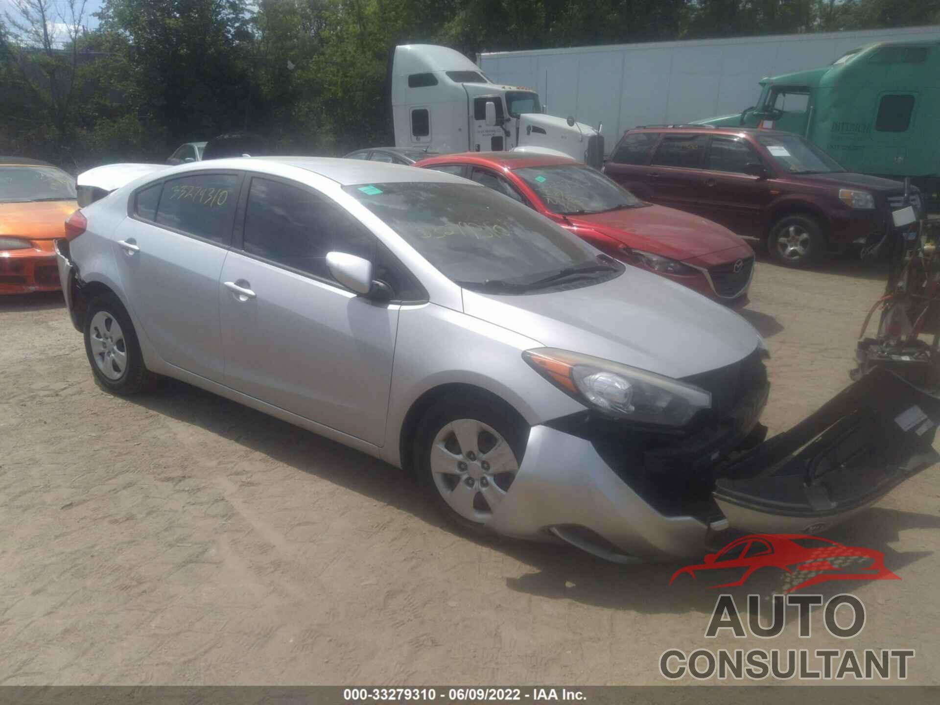 KIA FORTE 2016 - KNAFK4A64G5514393