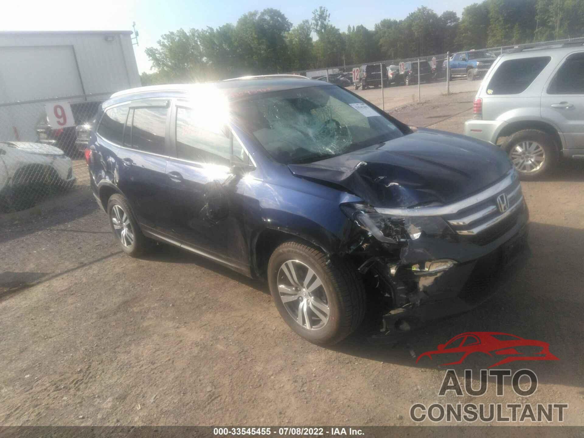 HONDA PILOT 2016 - 5FNYF6H52GB111052