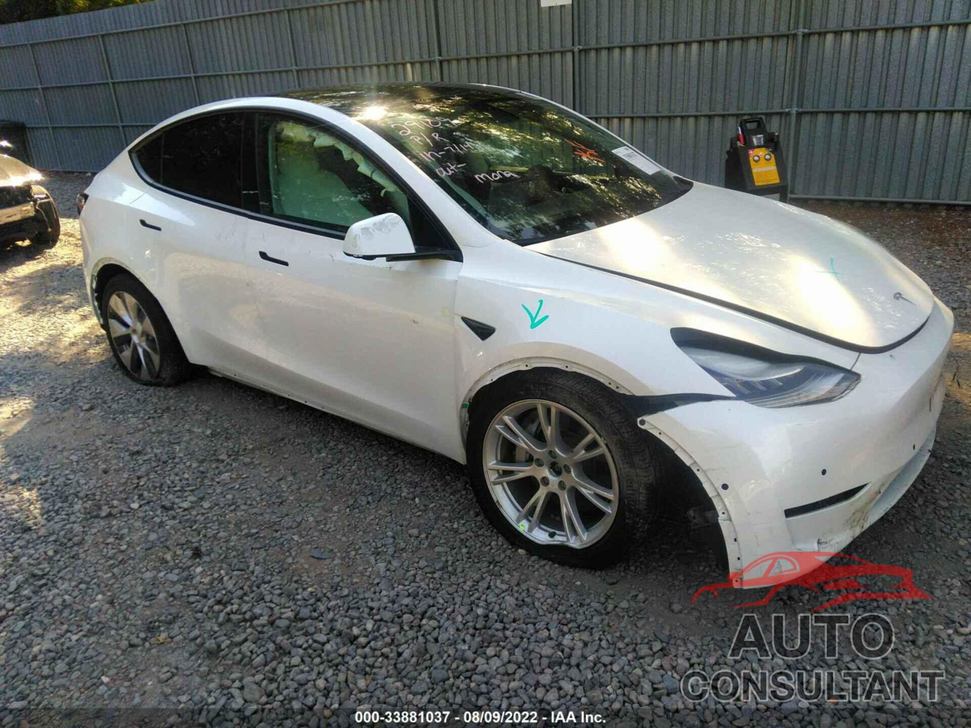 TESLA MODEL Y 2021 - 5YJYGDEE6MF256886