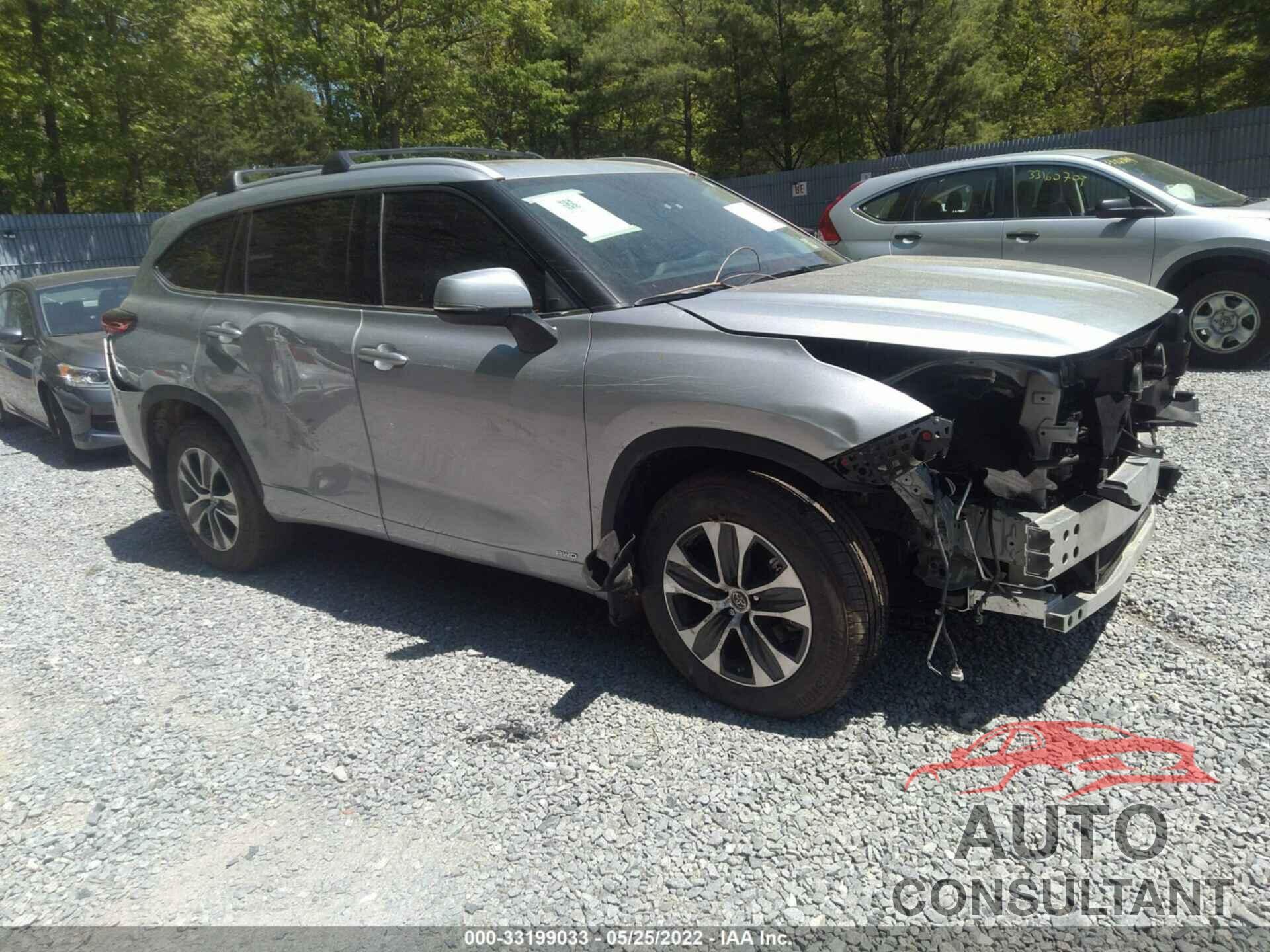 TOYOTA HIGHLANDER 2022 - 5TDGBRCH2NS551436