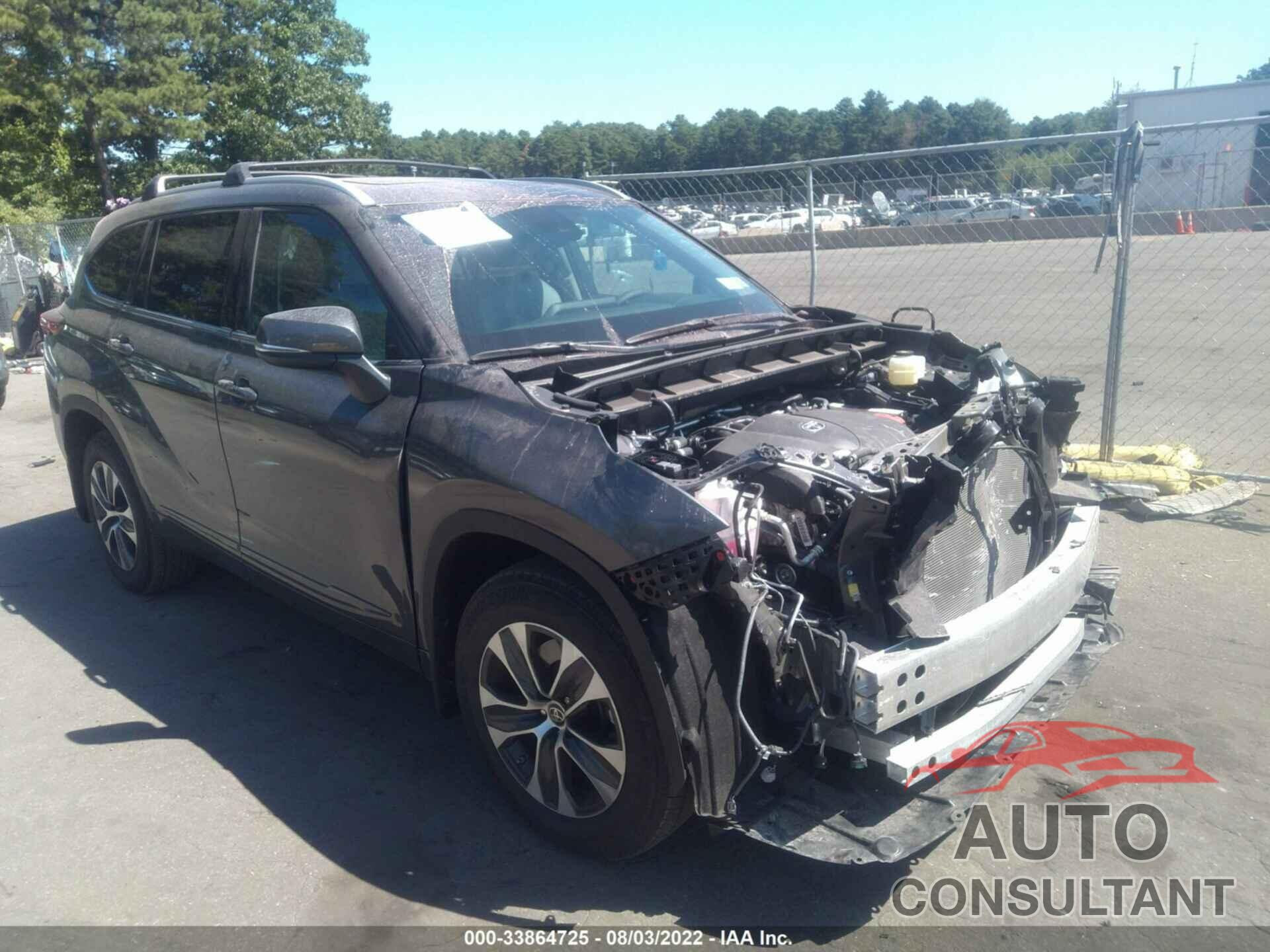 TOYOTA HIGHLANDER 2022 - 5TDGZRBH7NS214824