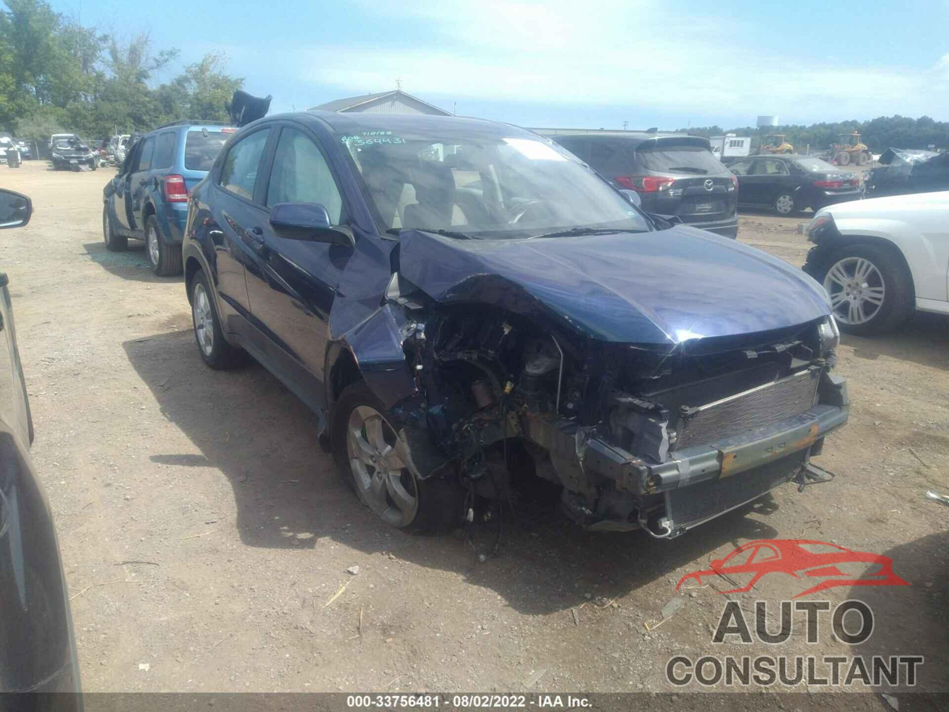 HONDA HR-V 2016 - 3CZRU6H35GM706783