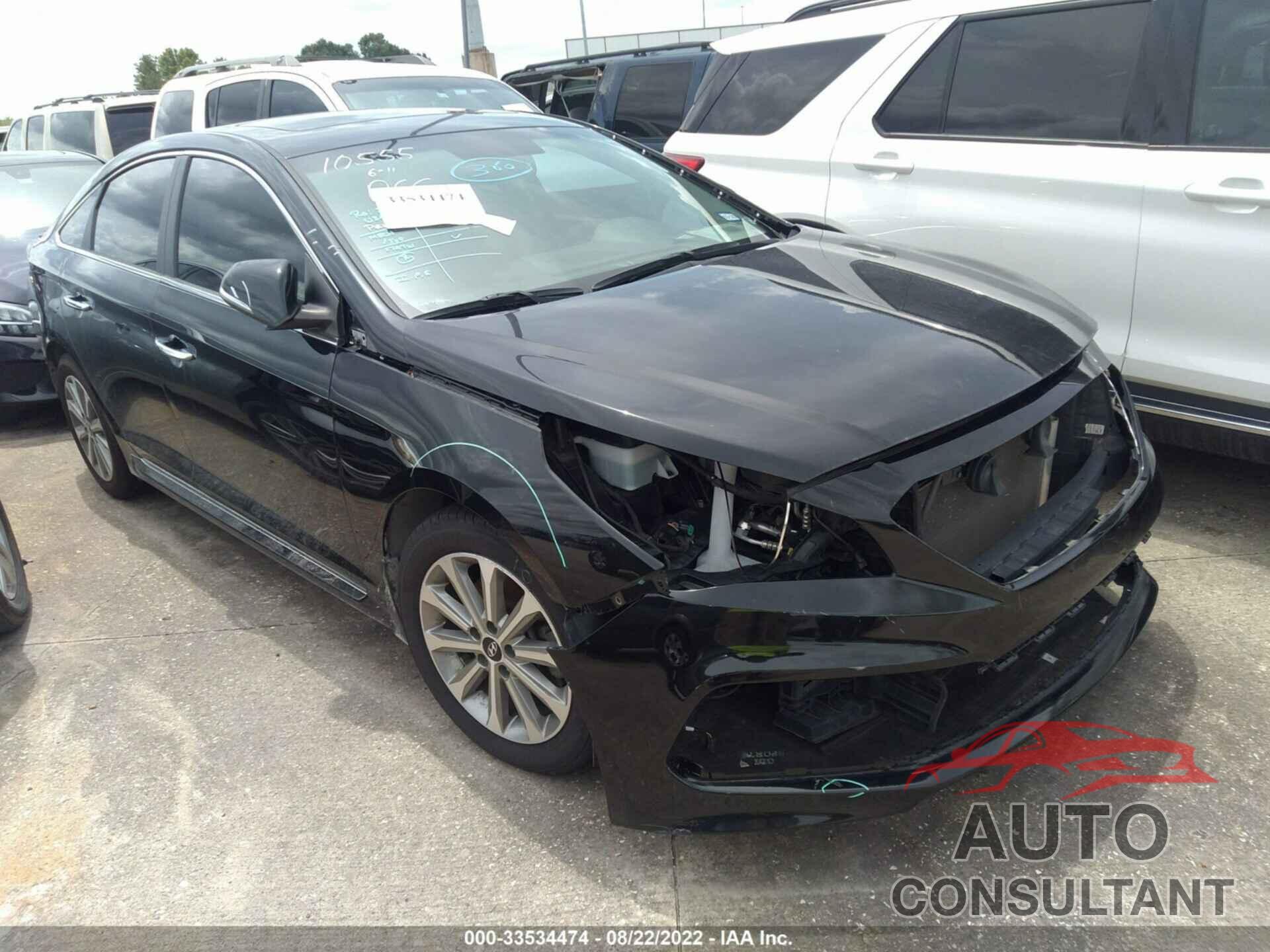 HYUNDAI SONATA 2017 - 5NPE34AFXHH495345