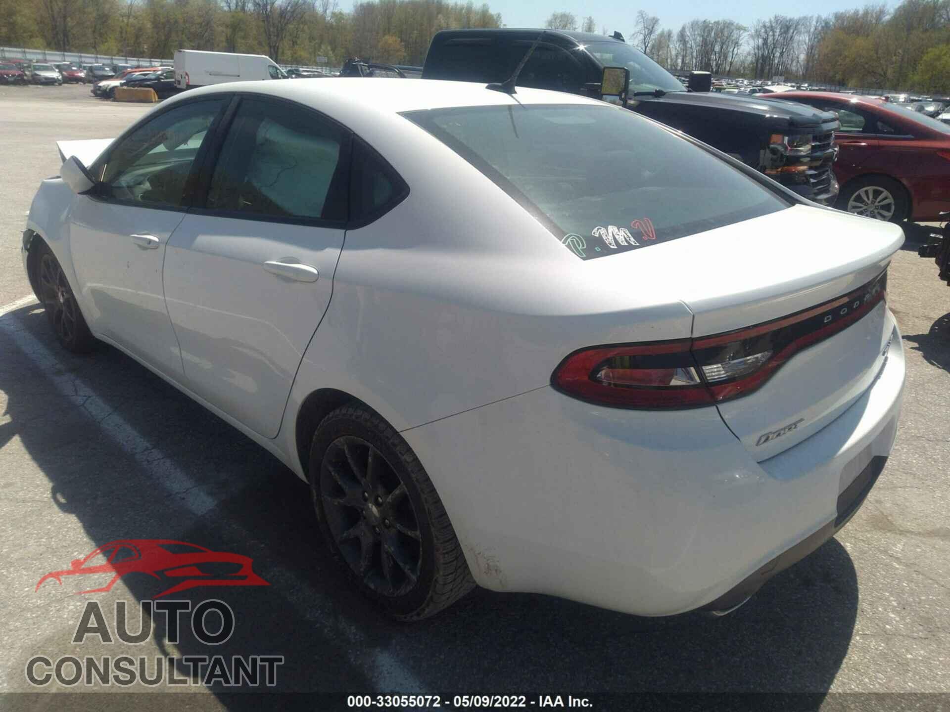 DODGE DART 2016 - 1C3CDFBB4GD701537