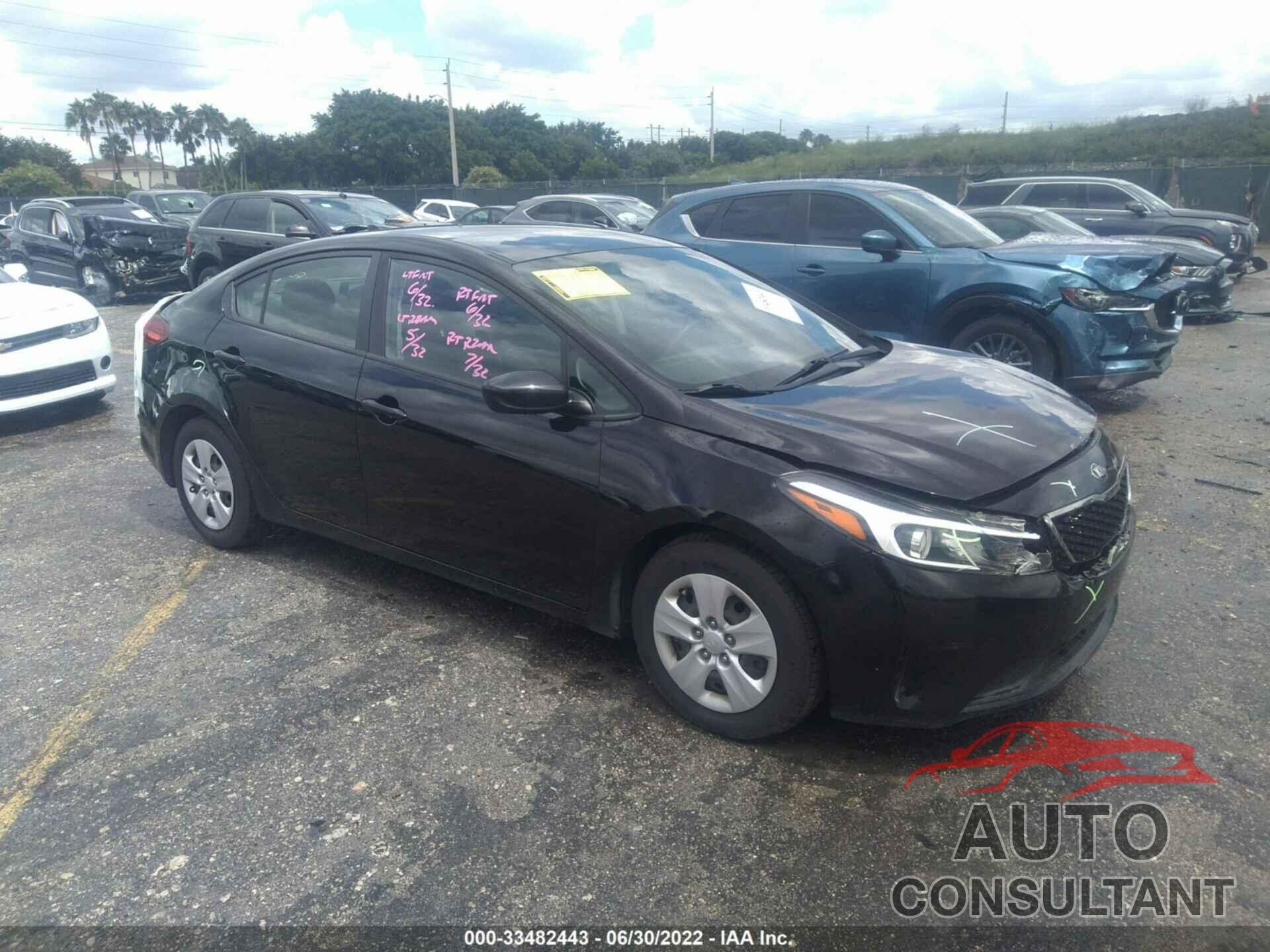 KIA FORTE 2017 - 3KPFK4A72HE011396