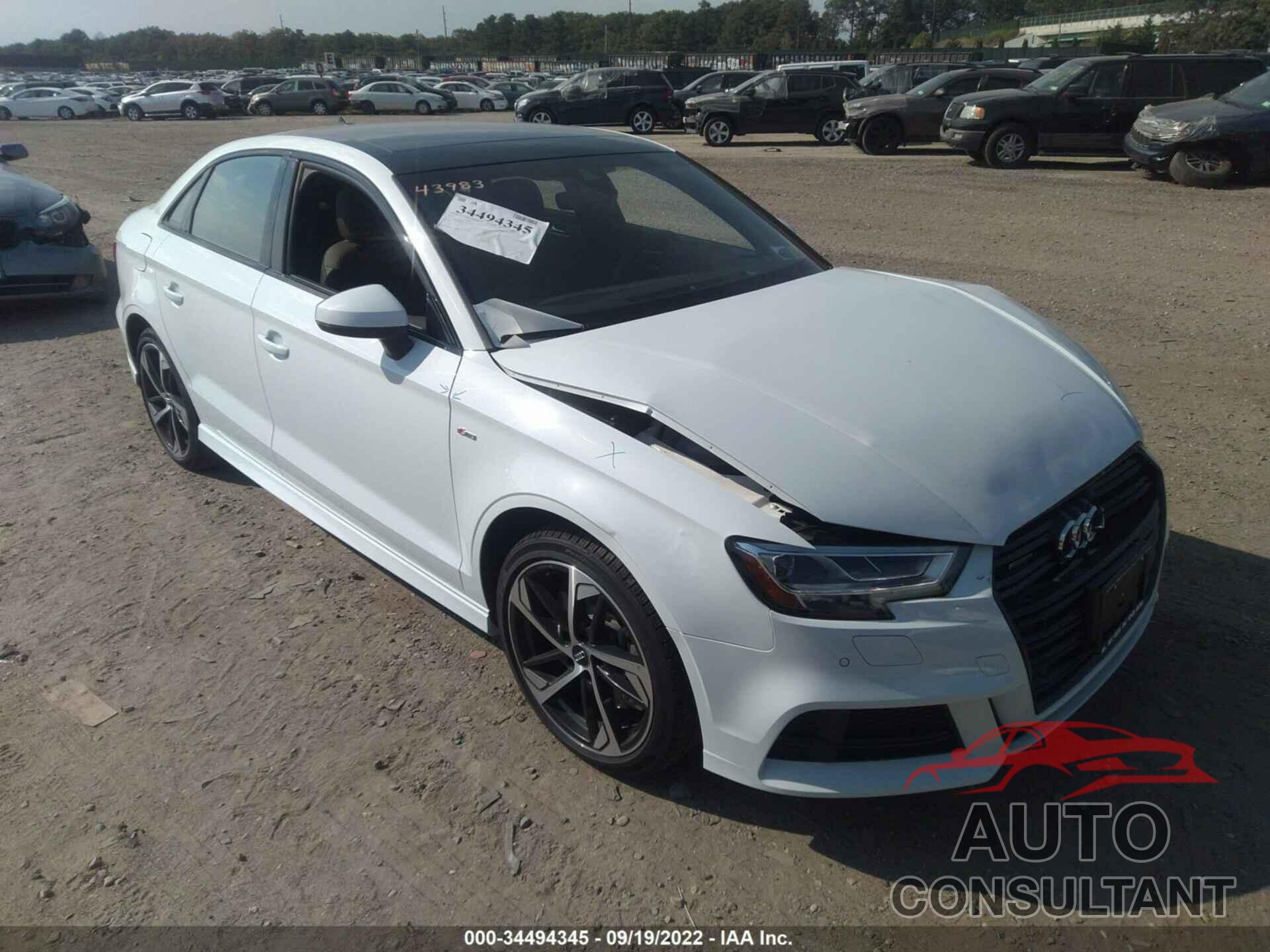 AUDI A3 SEDAN 2020 - WAUJEGFF3LA102754