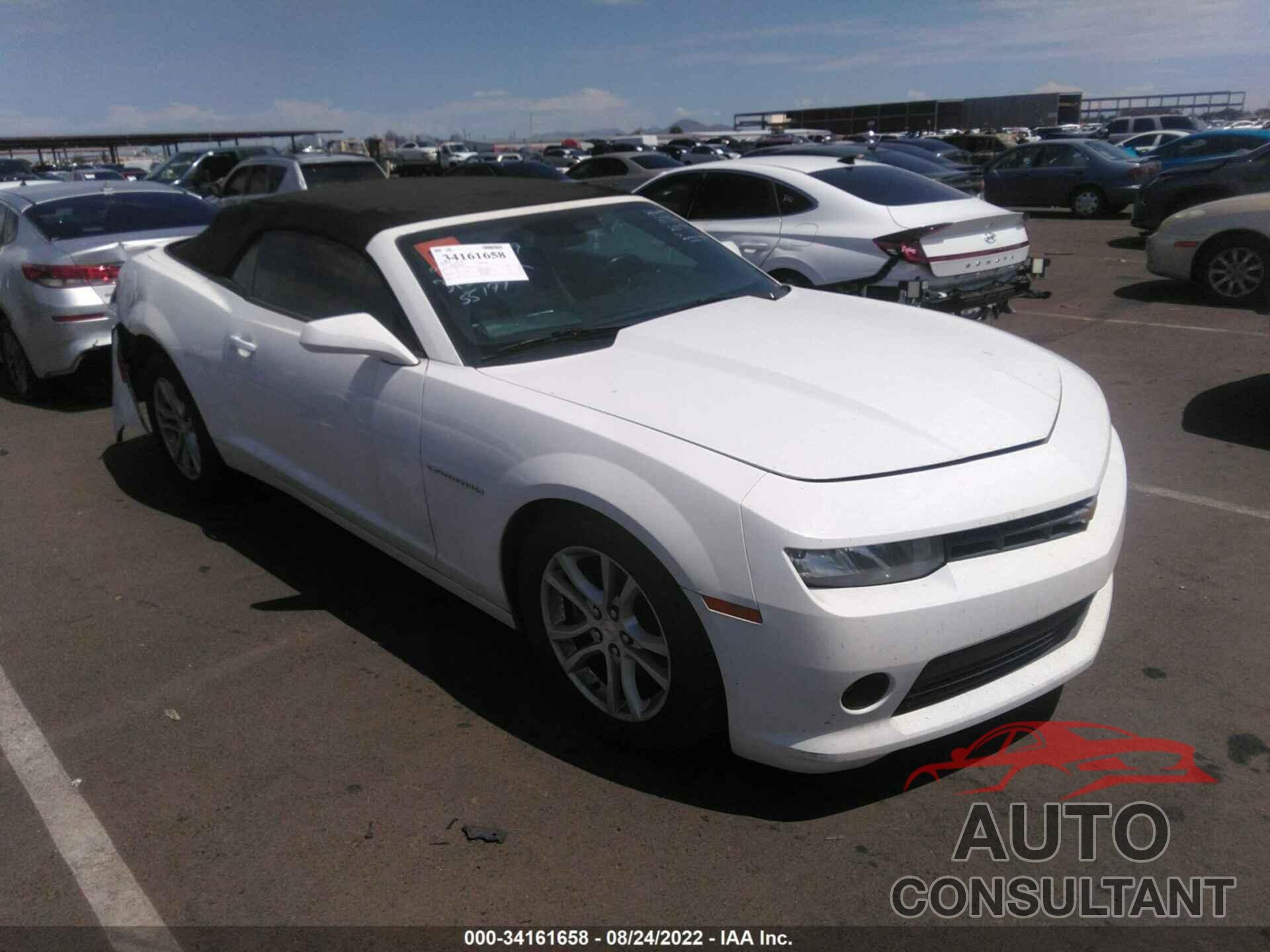 CHEVROLET CAMARO 2015 - 2G1FD3D34F9265757