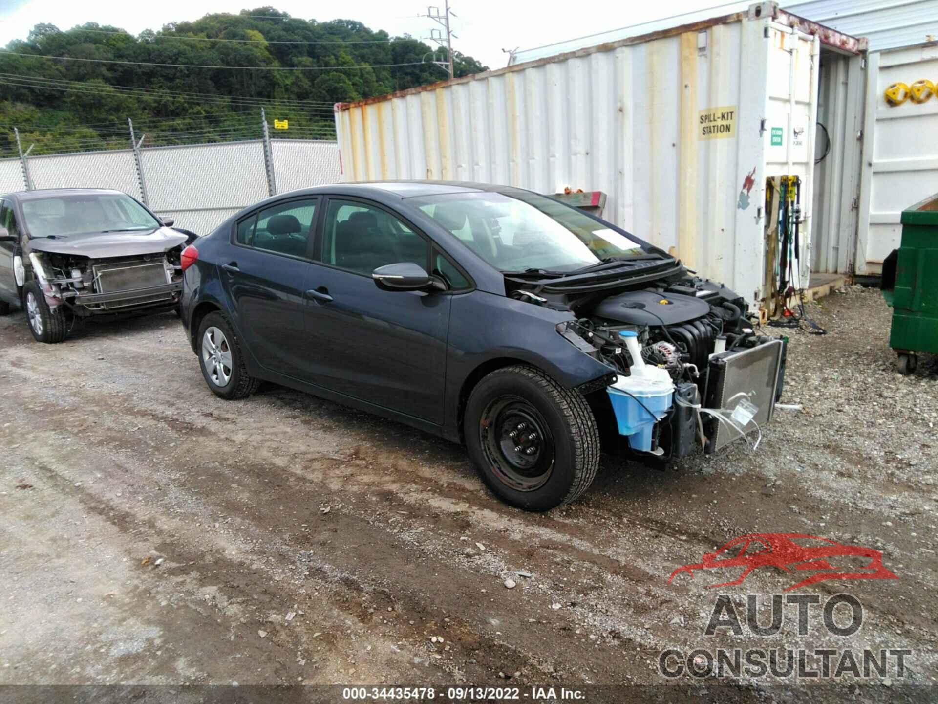 KIA FORTE 2016 - KNAFX4A65G5520463