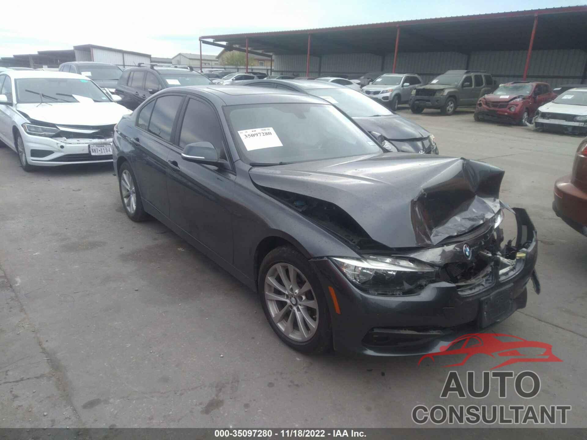 BMW 3 SERIES 2017 - WBA8E5G56HNU42067