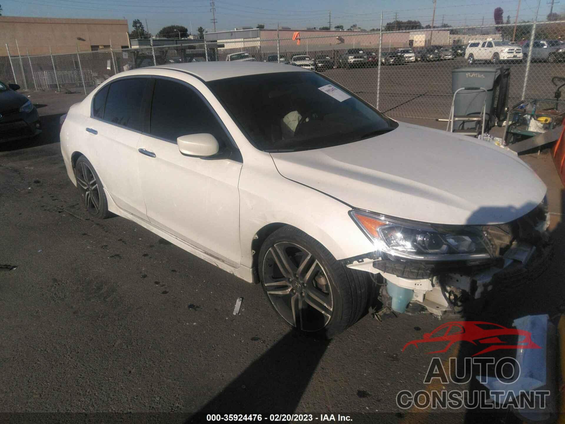 HONDA ACCORD SEDAN 2017 - 1HGCR2F56HA291063