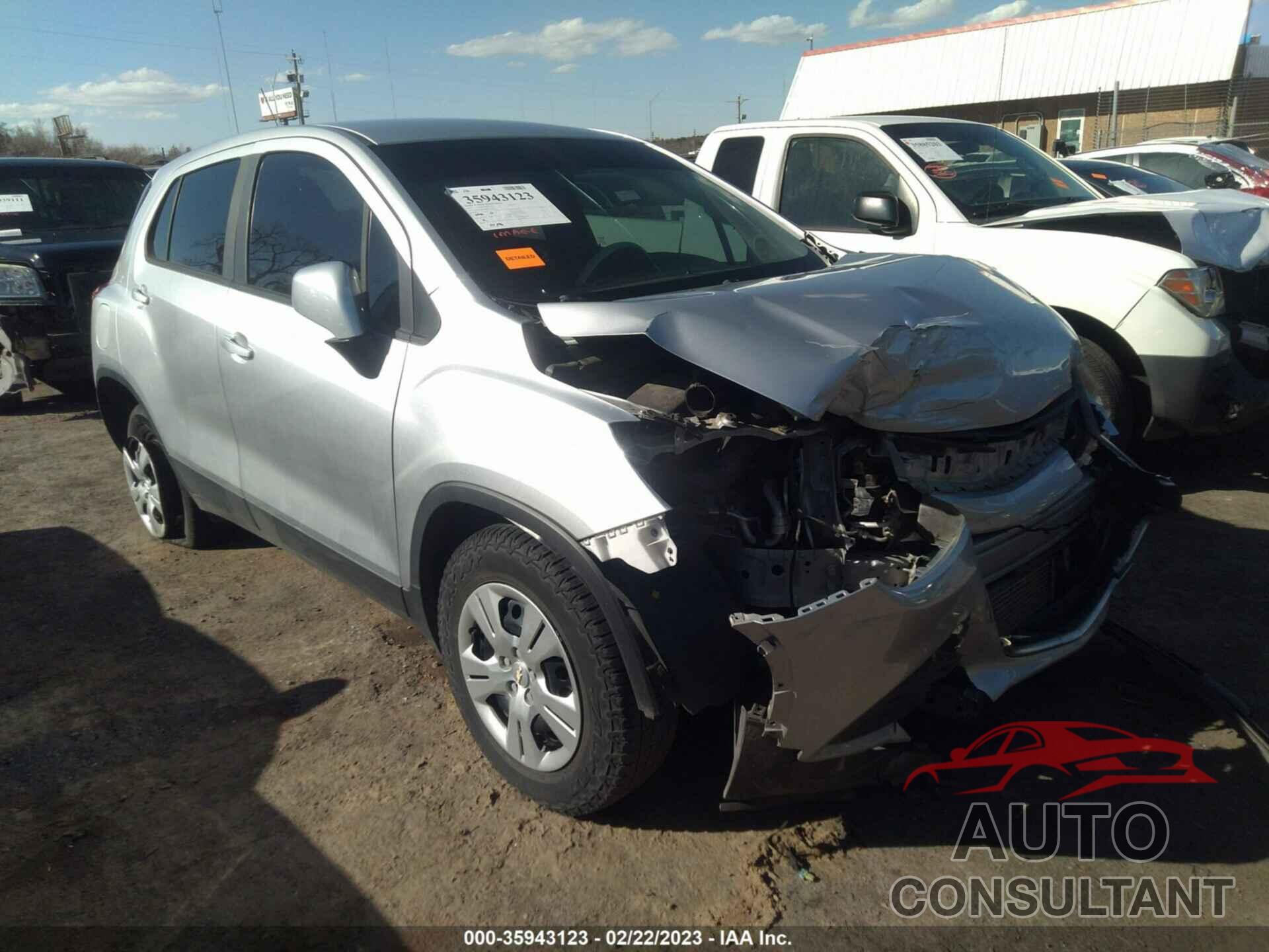 CHEVROLET TRAX 2017 - KL7CJKSB3HB236272