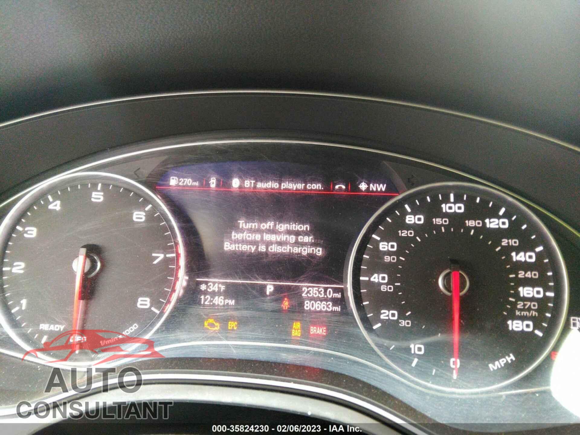 AUDI A6 2016 - WAUGFAFCXGN055263