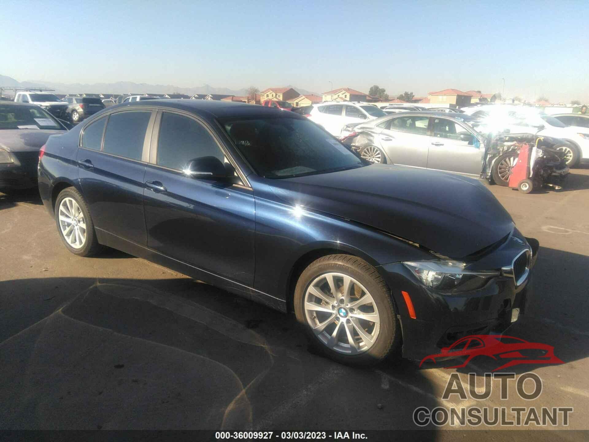 BMW 3 SERIES 2017 - WBA8E5G3XHNU44984