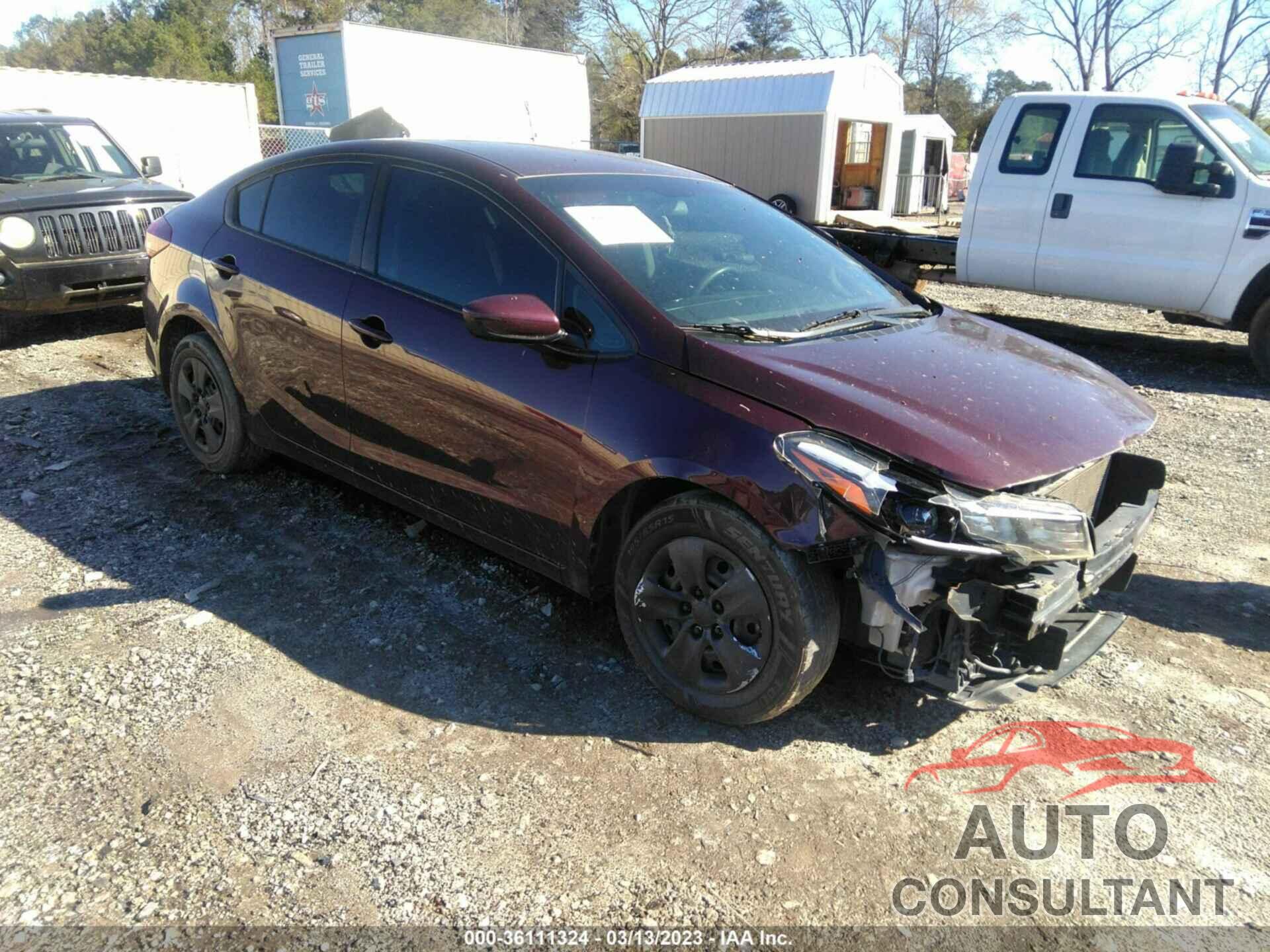 KIA FORTE 2018 - 3KPFK4A71JE259967