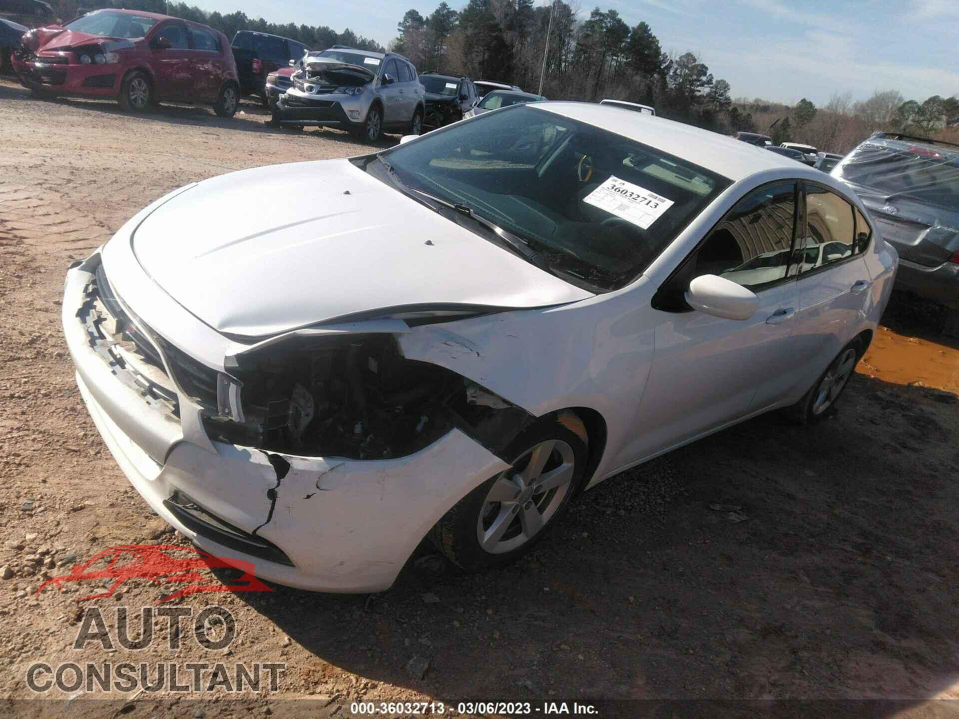 DODGE DART 2015 - 1C3CDFBB2FD265320
