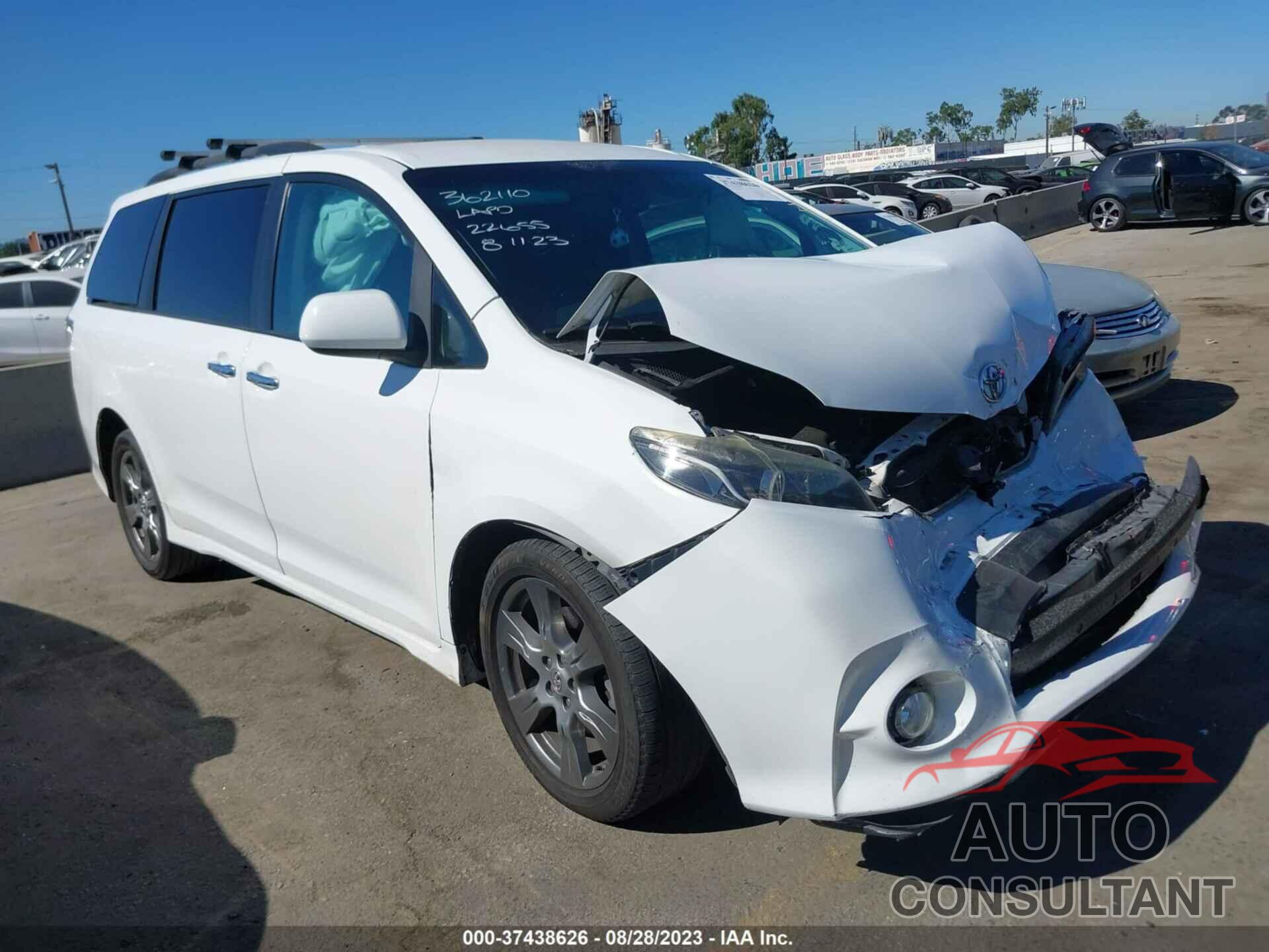 TOYOTA SIENNA 2017 - 5TDXZ3DC3HS795421