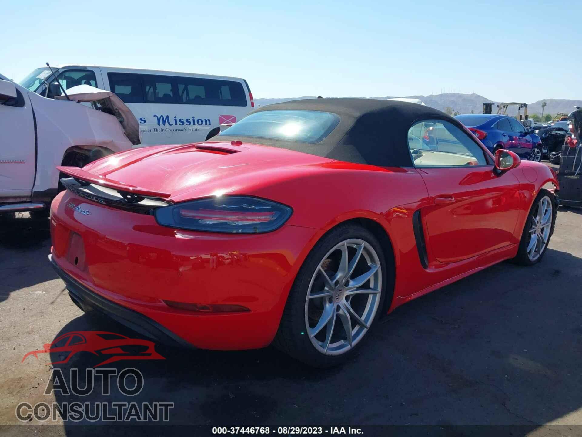 PORSCHE 718 BOXSTER 2017 - WP0CA2A85HS221121