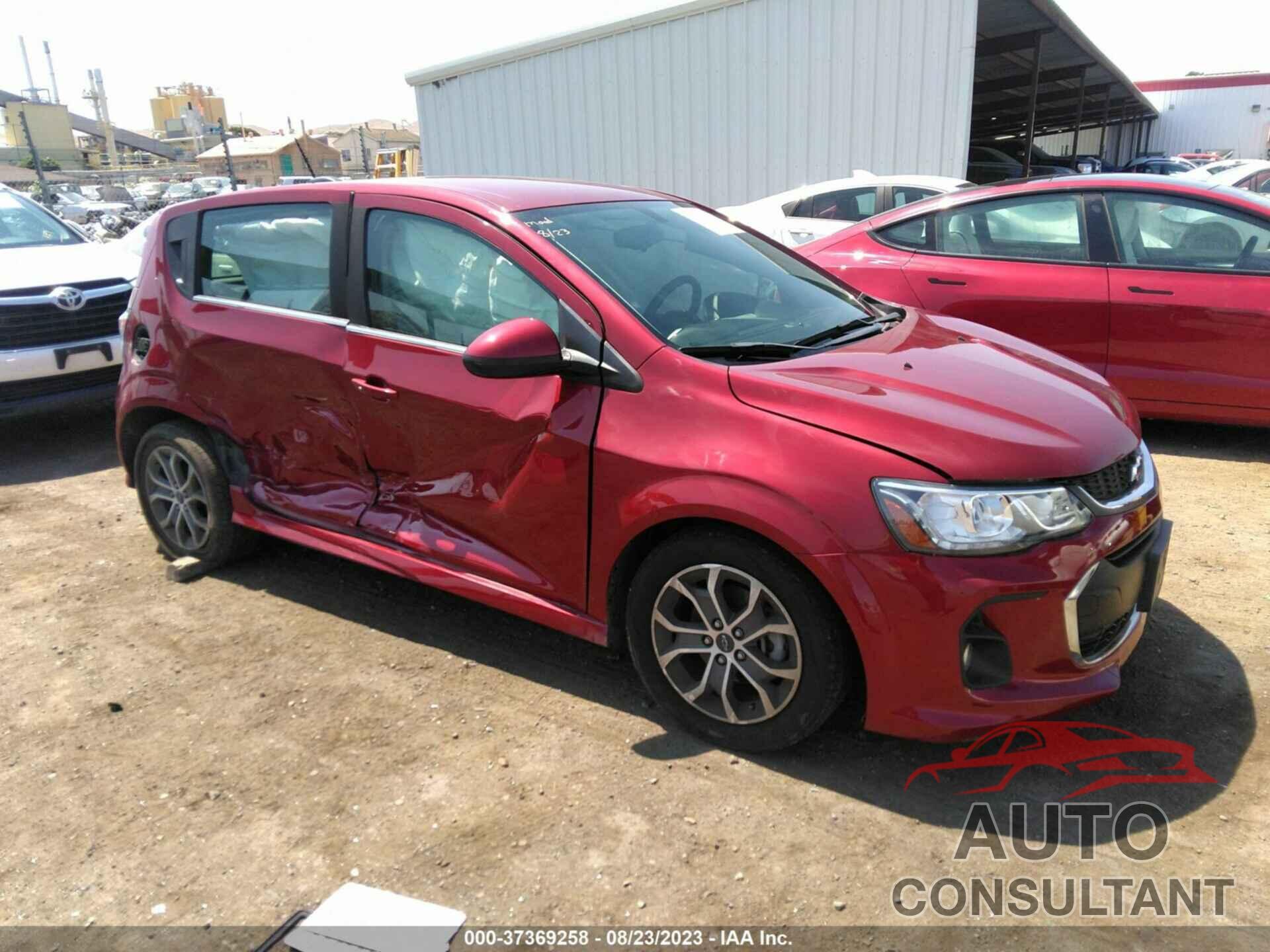 CHEVROLET SONIC 2019 - 1G1JD6SB0K4134621