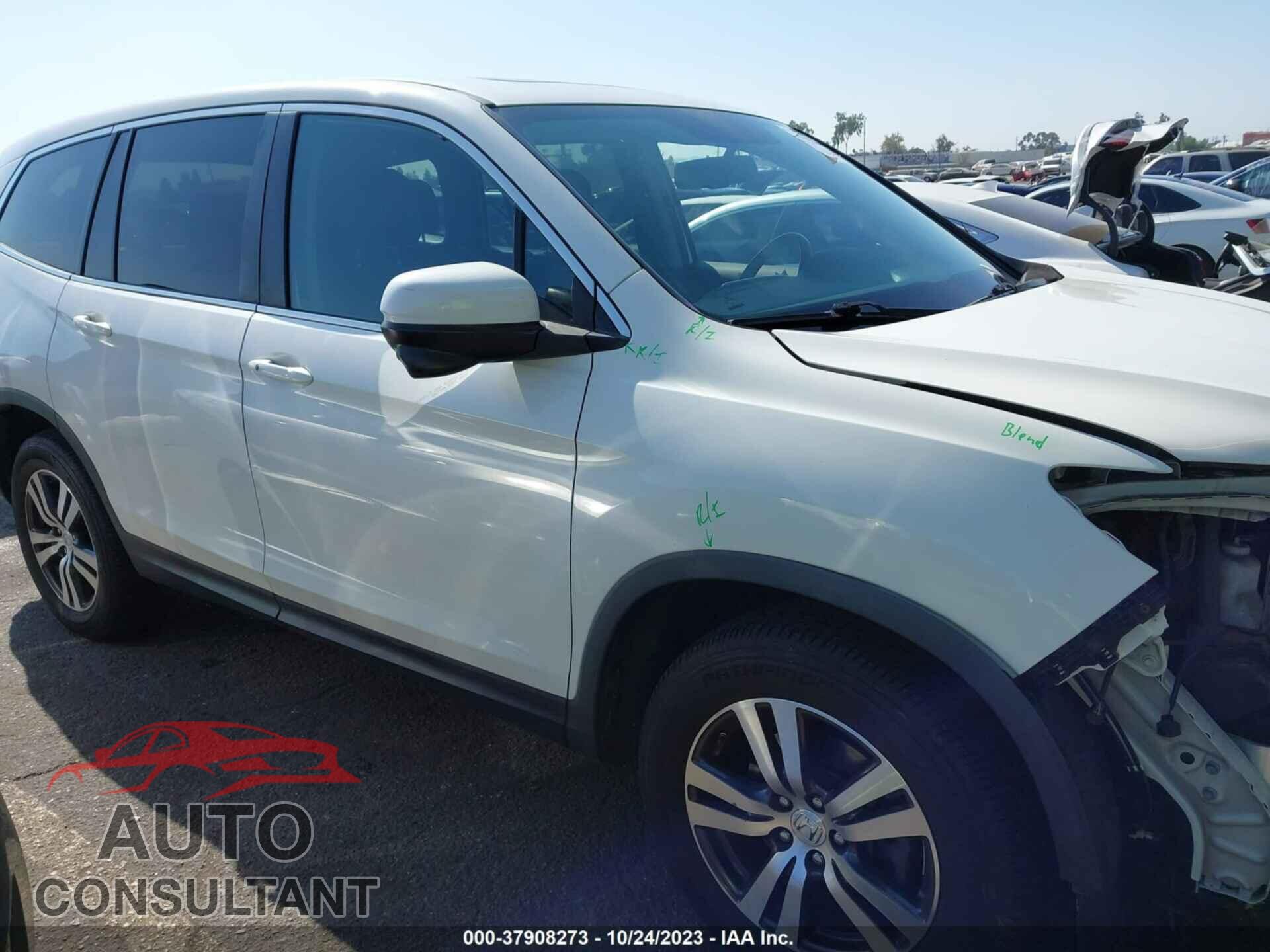 HONDA PILOT 2017 - 5FNYF5H57HB024579