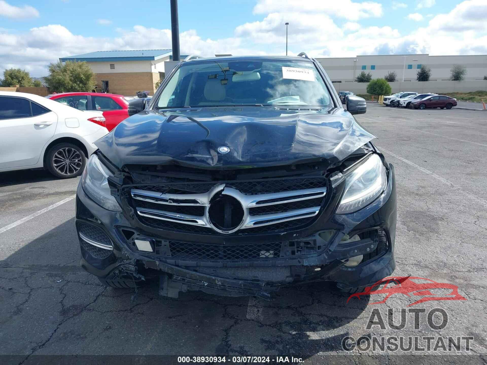 MERCEDES-BENZ GLE 350 2016 - 4JGDA5HBXGA672990