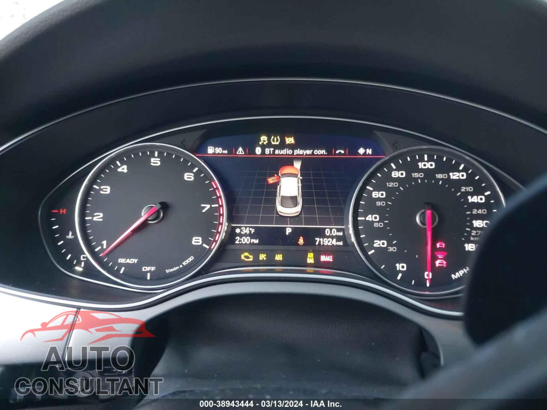 AUDI A7 2017 - WAUW2AFC1HN042247