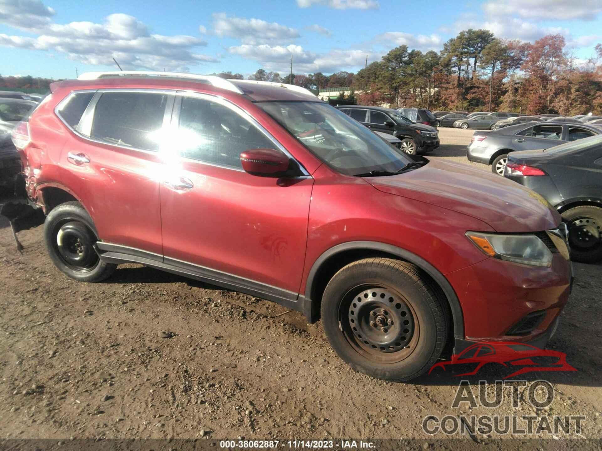 NISSAN ROGUE 2016 - KNMAT2MV8GP646448