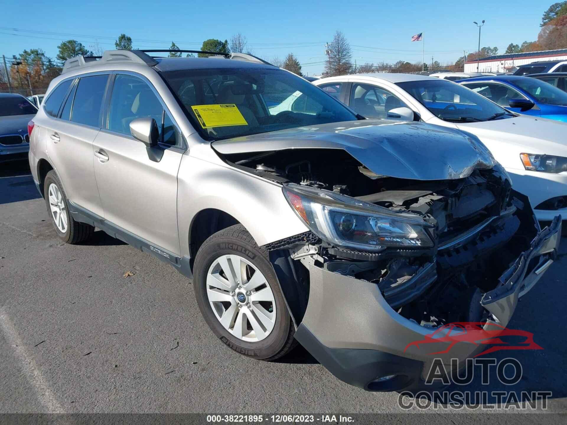 SUBARU OUTBACK 2018 - 4S4BSAFCXJ3219585