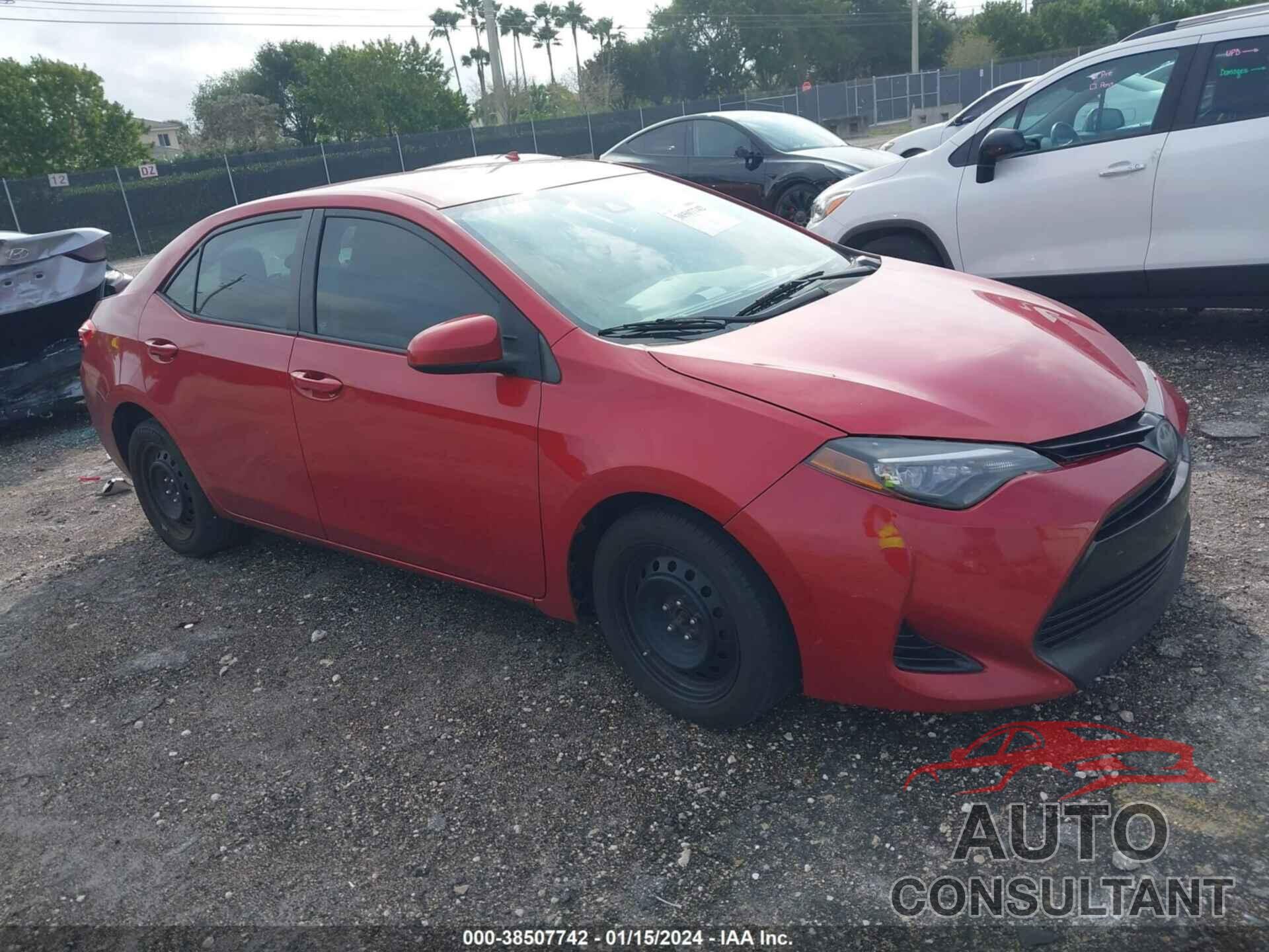 TOYOTA COROLLA 2017 - 2T1BURHE3HC826862