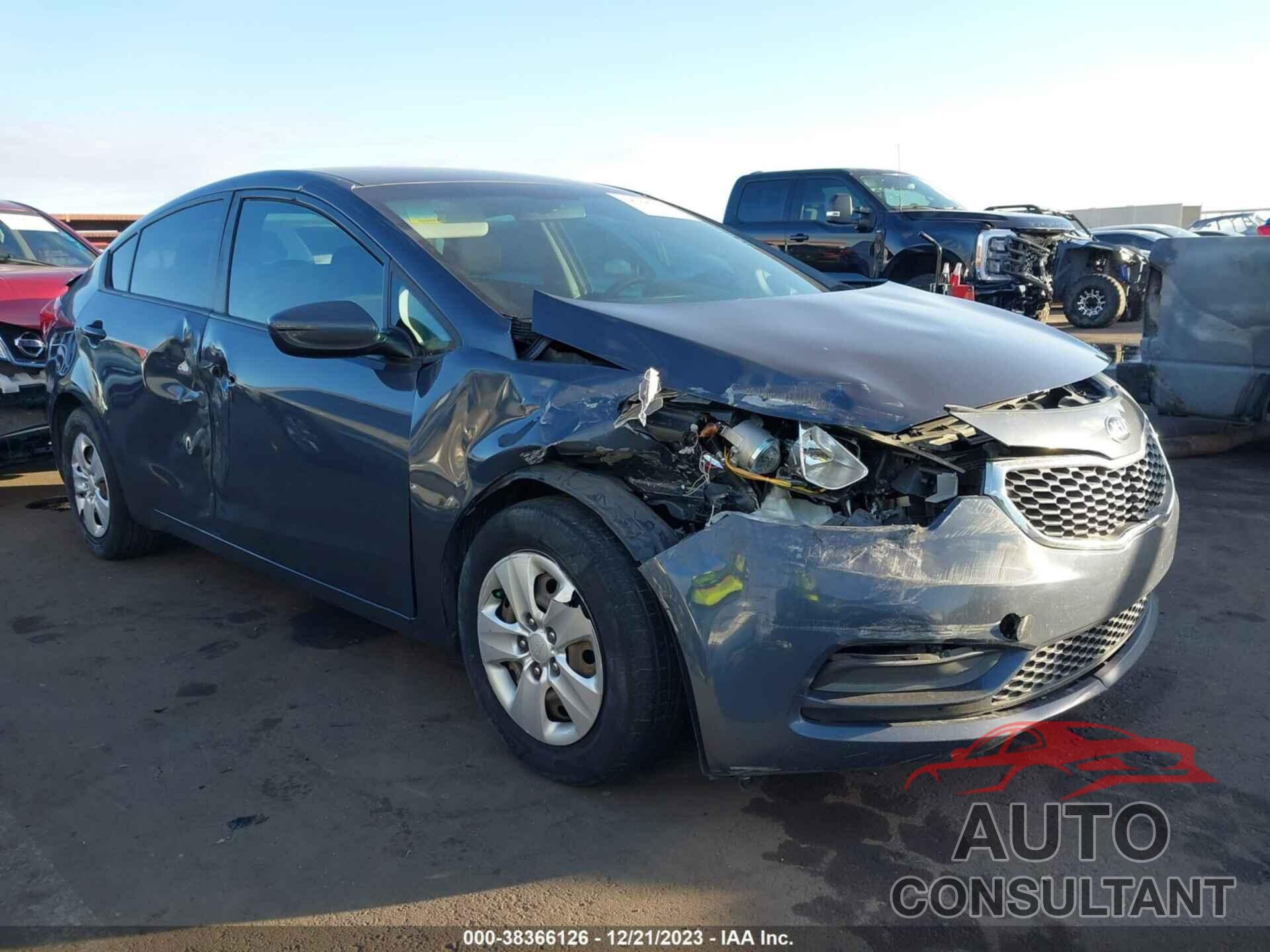 KIA FORTE 2016 - KNAFK4A64G5517813