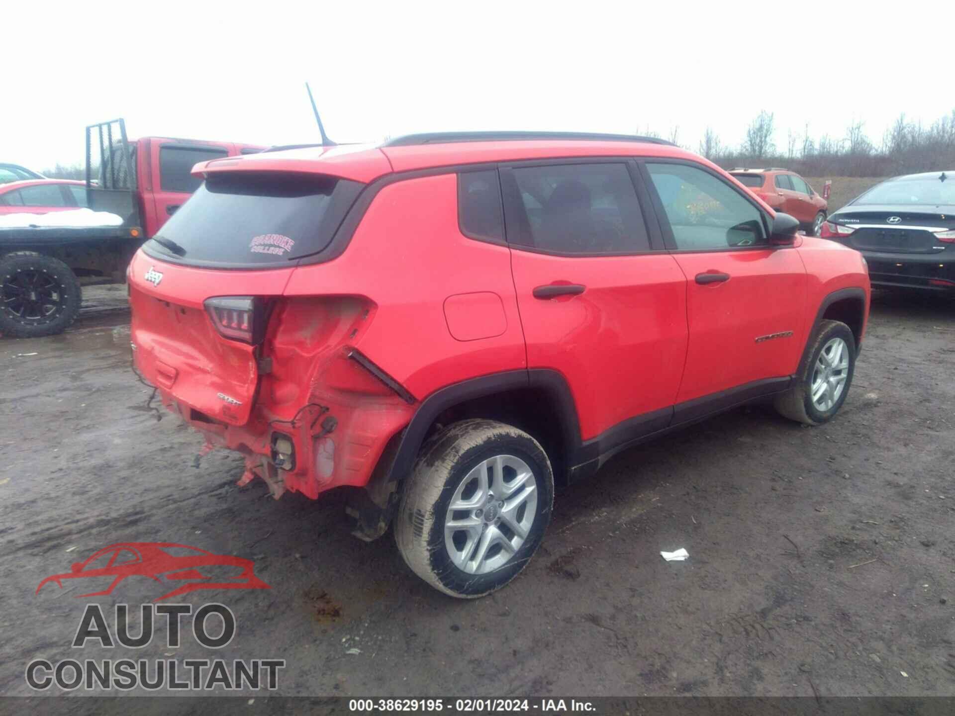 JEEP NEW COMPASS 2017 - 3C4NJDAB7HT656351