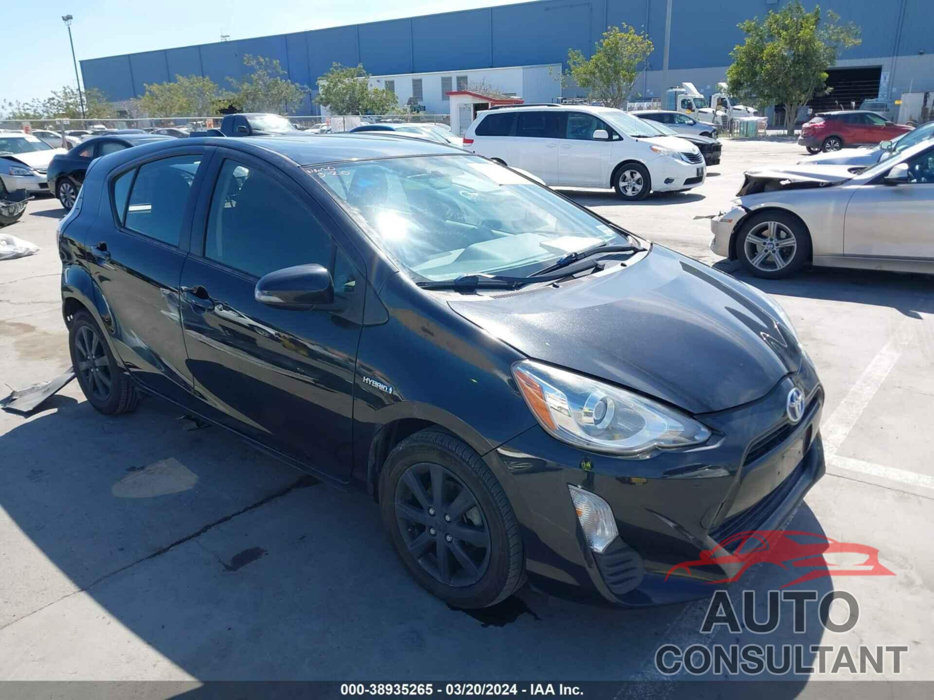 TOYOTA PRIUS C 2016 - JTDKDTB30G1115367